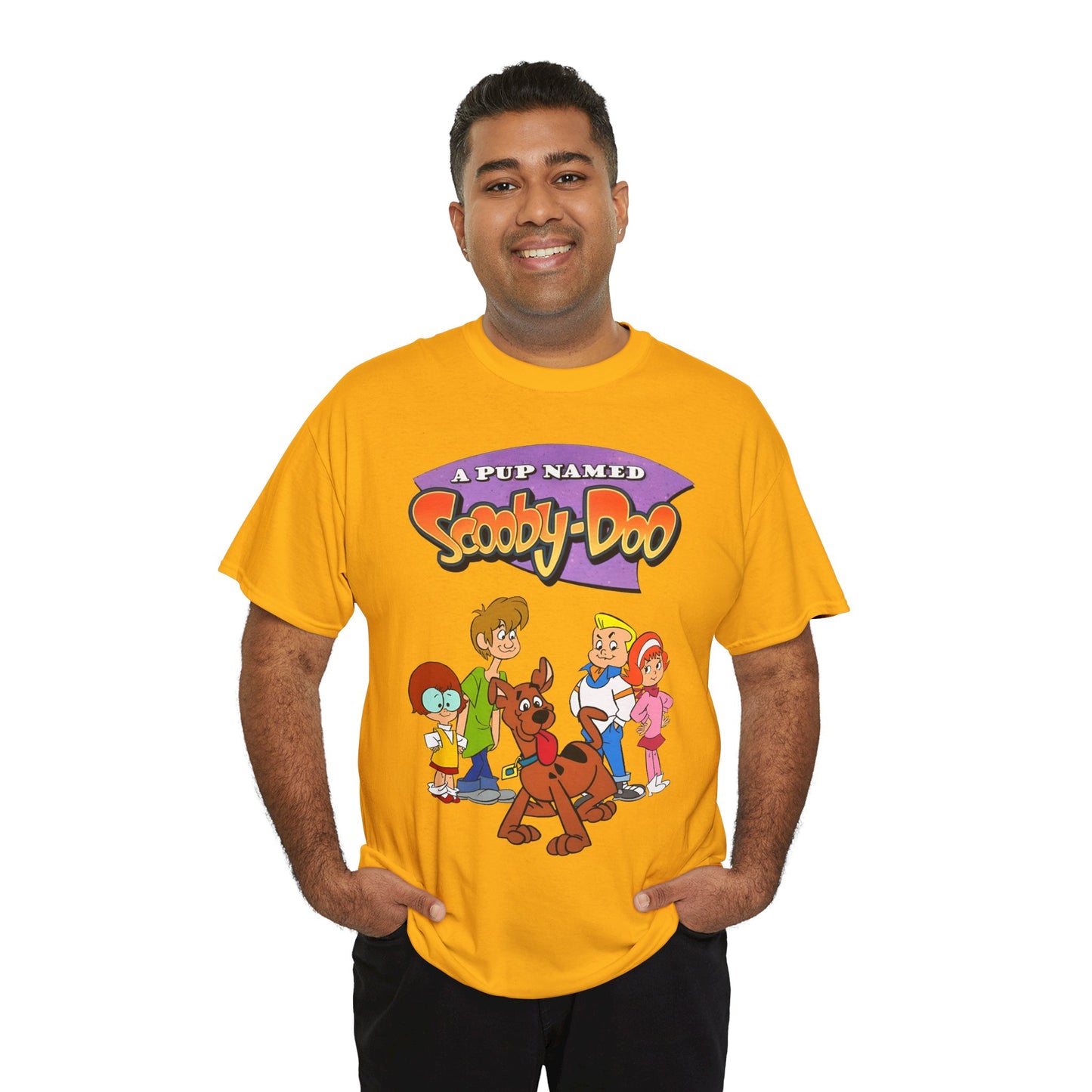A Pup Named Scooby-Doo T-Shirt - Hanna-Barbera Cartoon TV Series 1990s - Fred, Daphne, Velma, Shaggy