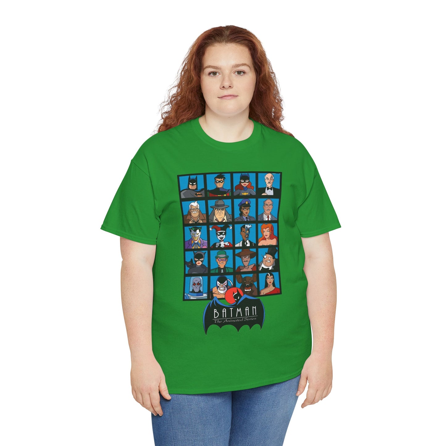 Batman T-Shirt - Animated Series - Harley Quinn, Batgirl, Joker, Bane, Robin, Two-Face, Catwoman, Riddler - Classic TV Cartoon Series