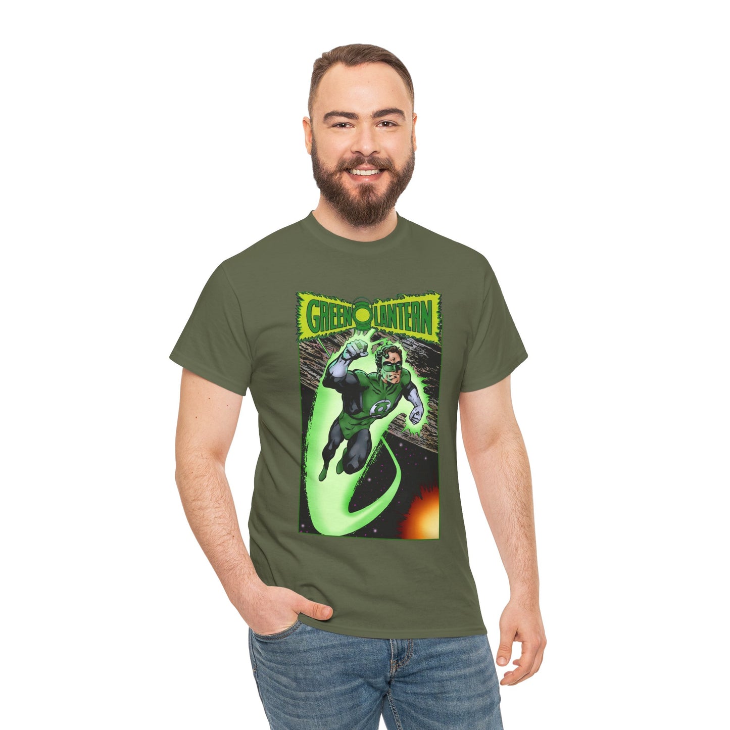 Green Lantern T-Shirt - John Byrne Art - Hal Jordan - Guardians of Oa - DC Comics - Sector 2814