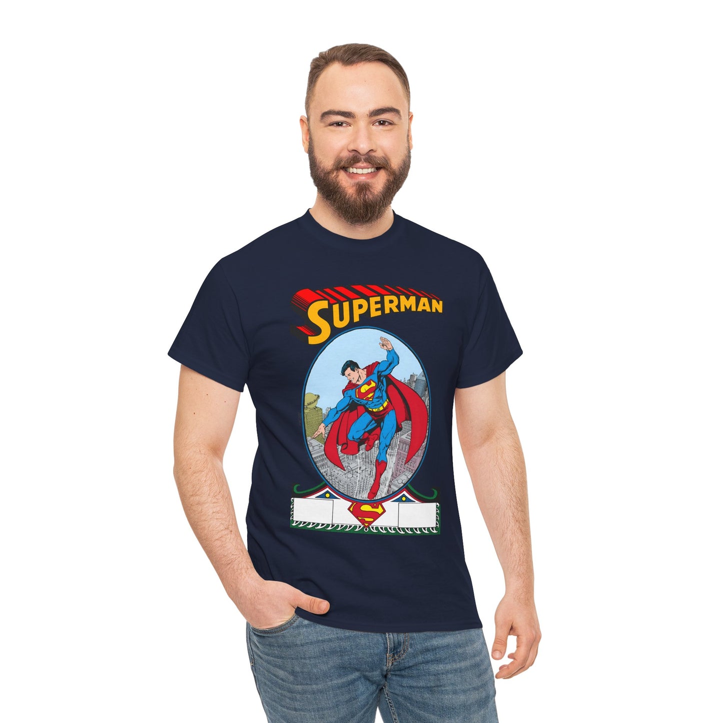 Superman T-Shirt - George Perez Art - #1 Homage Cover - Metropolis, Man of Steel, Daily Planet, Clark Kent - DC Comics