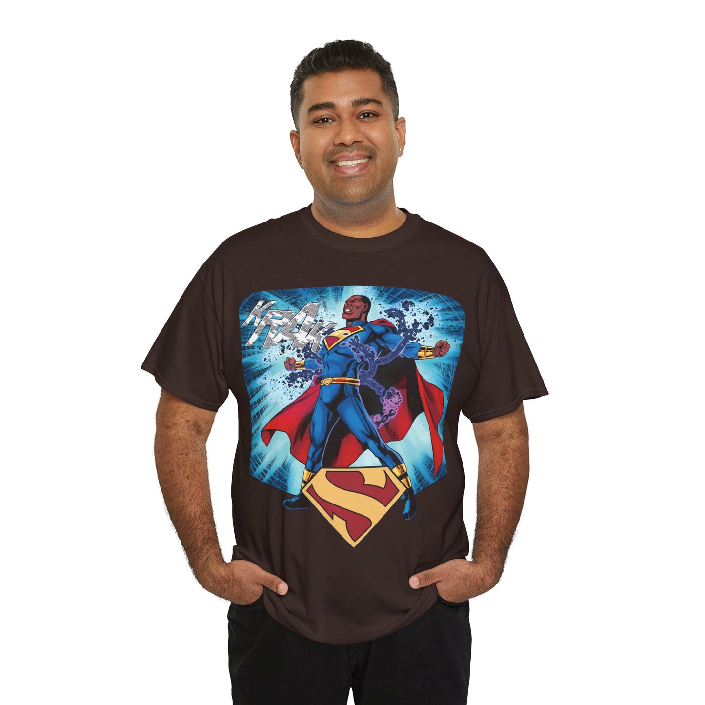 Superman Earth 23 T-Shirt - DC Comics - Calvin Ellis, Vathlo - Justice Incarnate - President