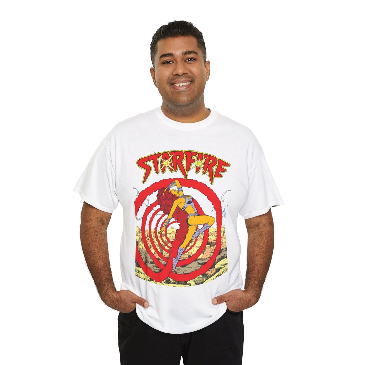 Starfire T-Shirt - George Perez Art - New Teen Titans Member - DC Comics - Koriand'r, Princess from Tamaran