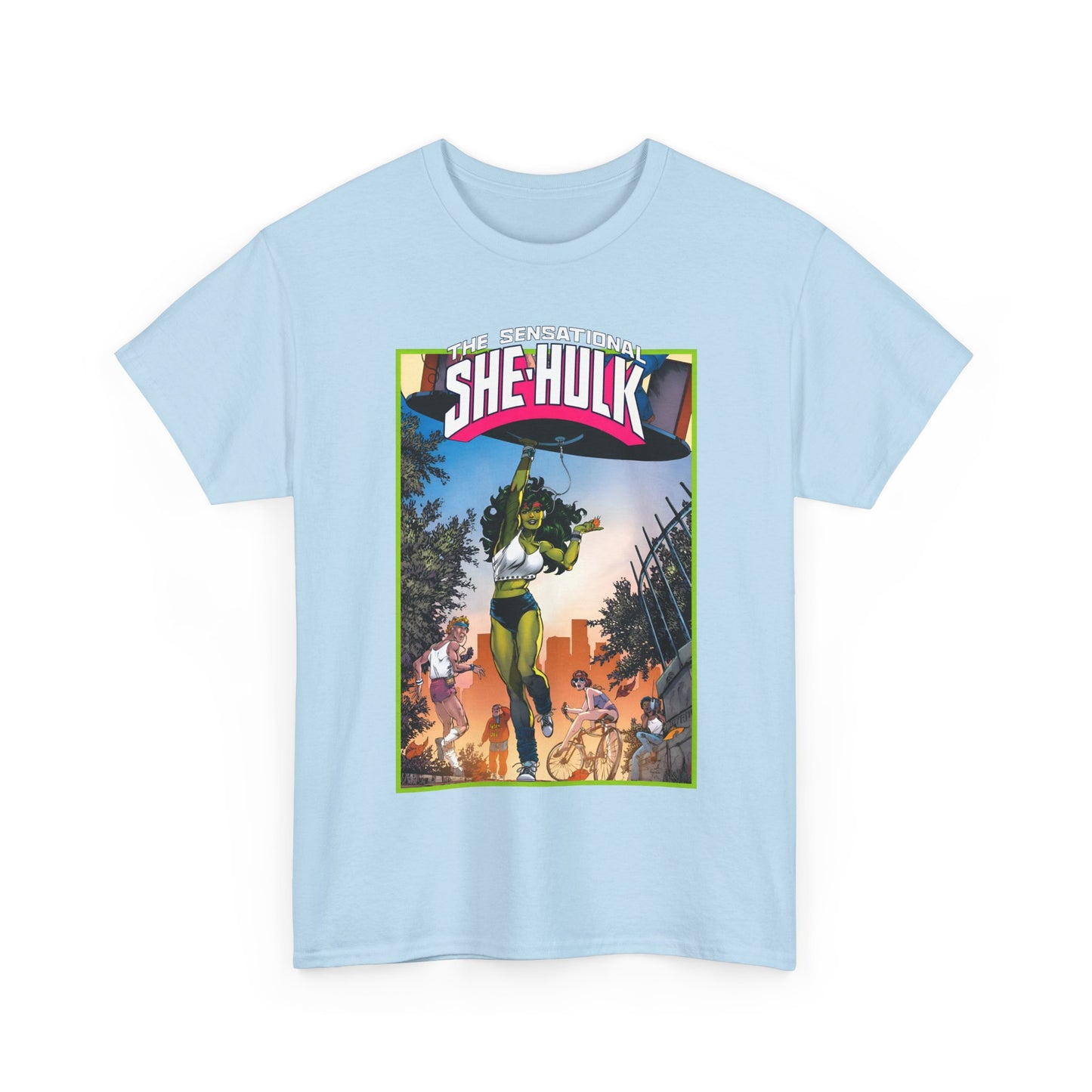 Sensational She-Hulk T-Shirt -John Byrne Poster Art - Jennifer Walters, Hulk's Cousin - Marvel Comics