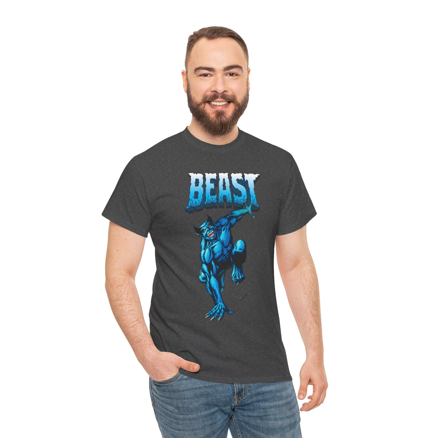 Beast T-Shirt - George Perez Art - Avengers, X-Men Member - Hank McCoy - Marvel Comics
