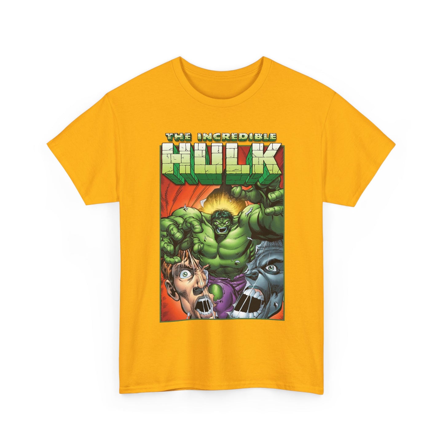 Incredible Hulk T-Shirt - Dale Keown Art - Bruce Banner Psyche - Peter David Story - 1990s Art - Marvel Comics