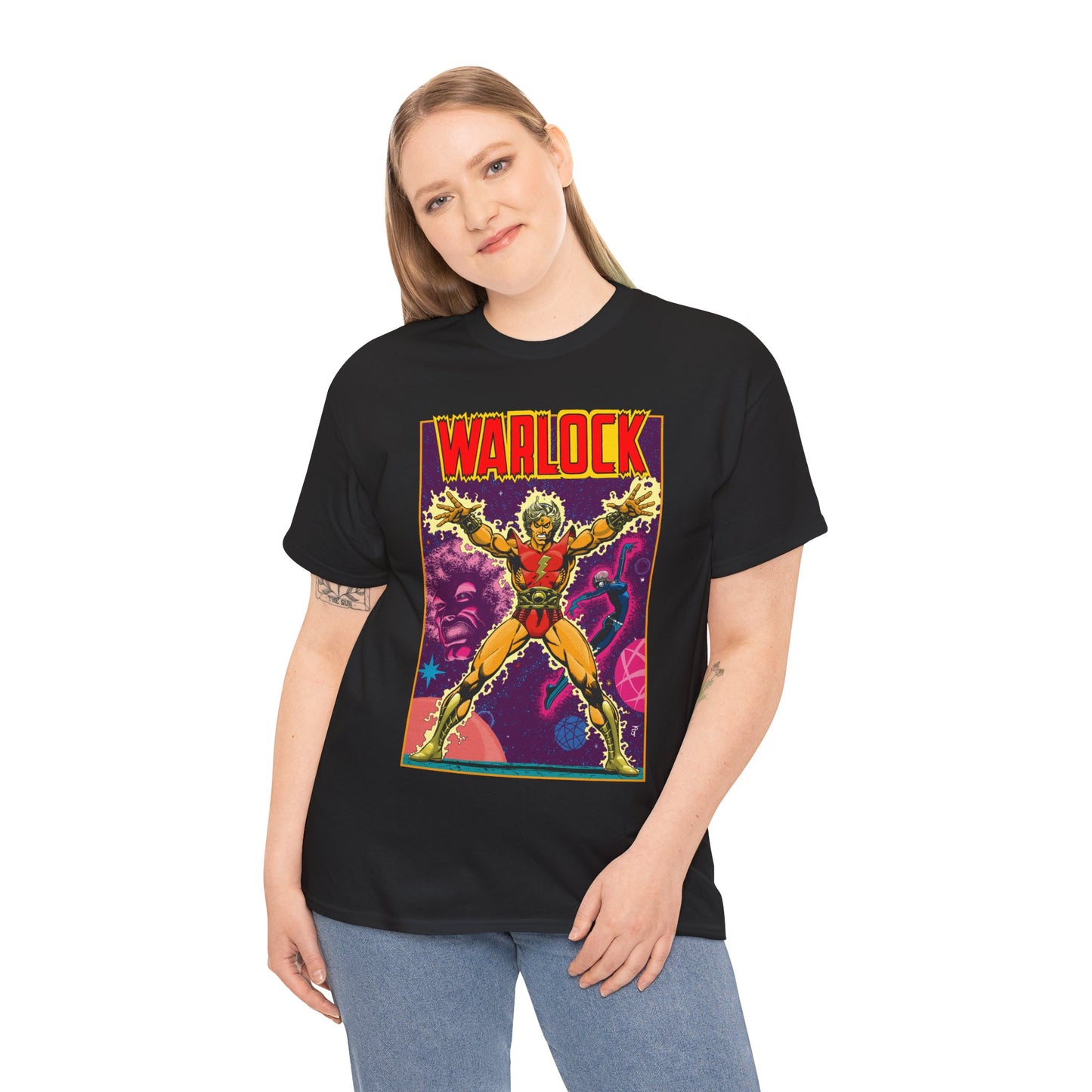Adam Warlock T-Shirt - Jim Starlin Cover Art - Strange Tales #178 - Popular Marvel Comics Series - Cosmic Heroes