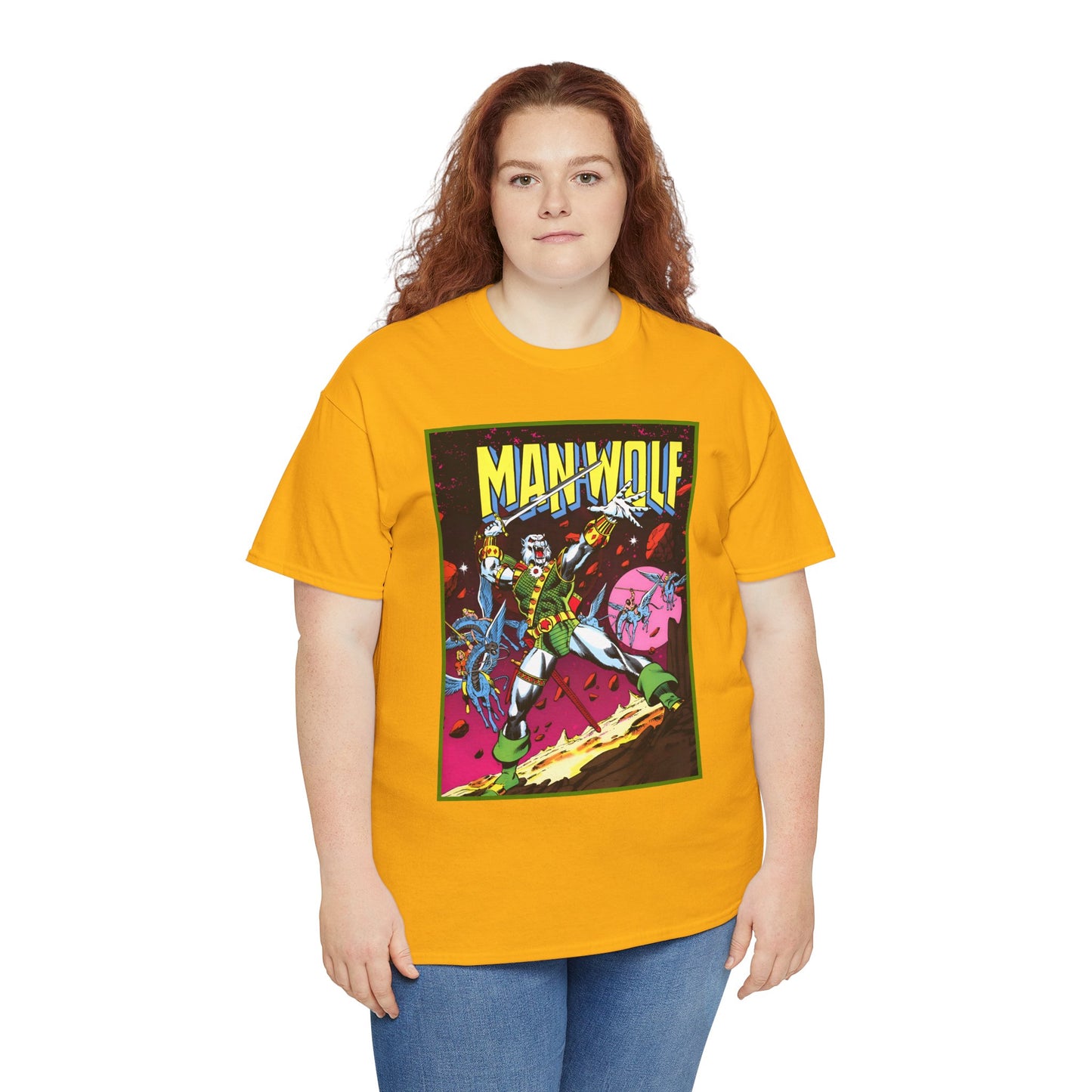 Man-Wolf T-Shirt - George Perez Art - Colonel John Jameson - Marvel Premiere #45 Cover Art - Marvel Comics