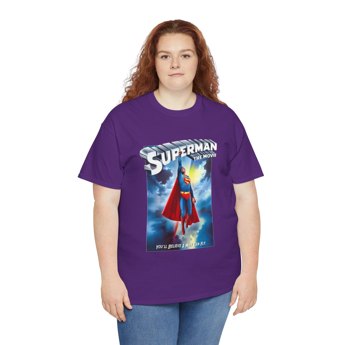 Superman The Movie T-Shirt - DC Comics - Man of Steel - Christopher Reeve 1978