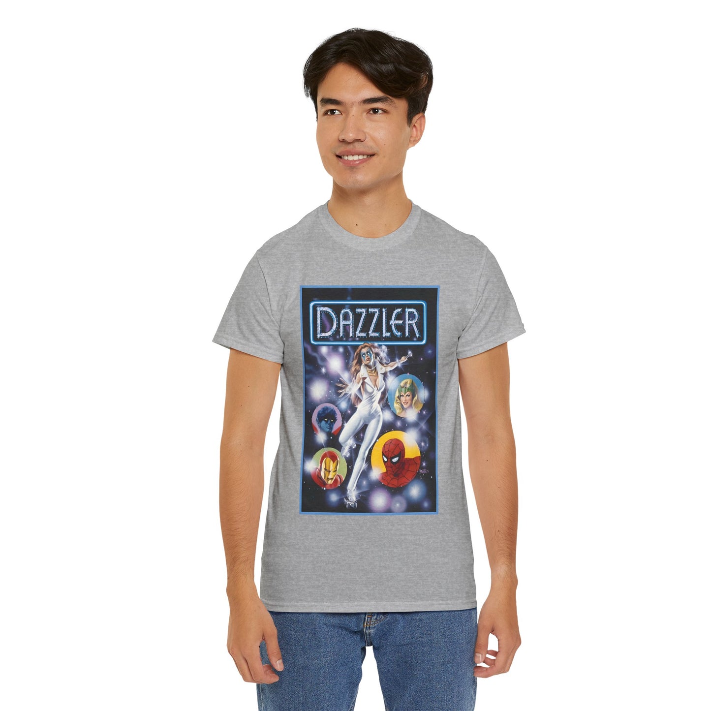 Dazzler T-Shirt - Bob Larkin Art - X-Men Connection - Alison Blaire - Mutant Pop Star - Marvel Comics