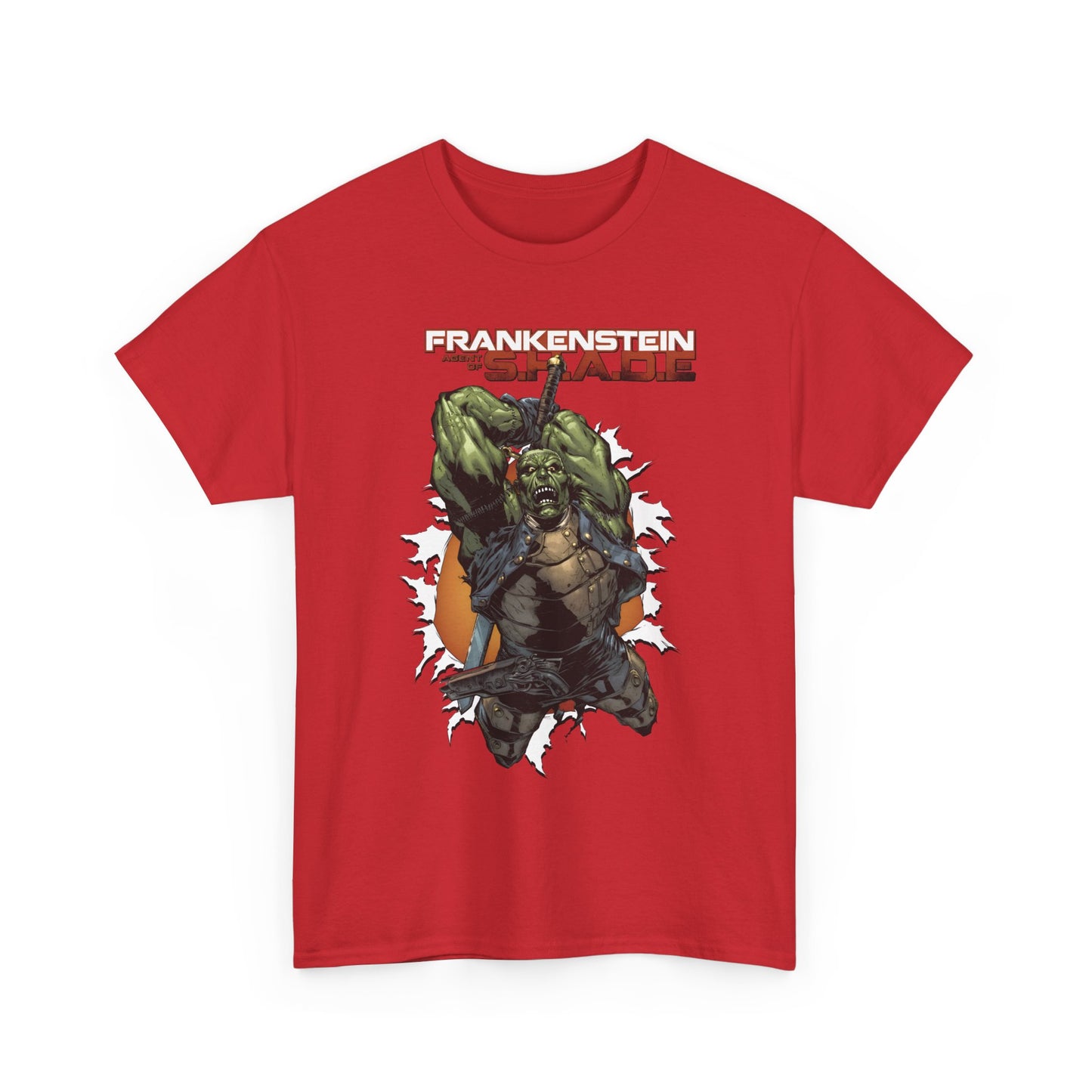 Frankenstein, Agent of SHADE T-Shirt - Alberto Ponticelli Art - New 52 Series - DC Comics