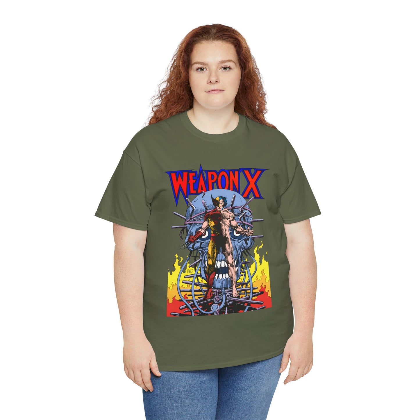 Weapon X T-Shirt - Barry Windsor-Smith Art - Wolverine Origin Story Before He Joined the X-Men - Logan, Mutant Leader - Marvel Comics