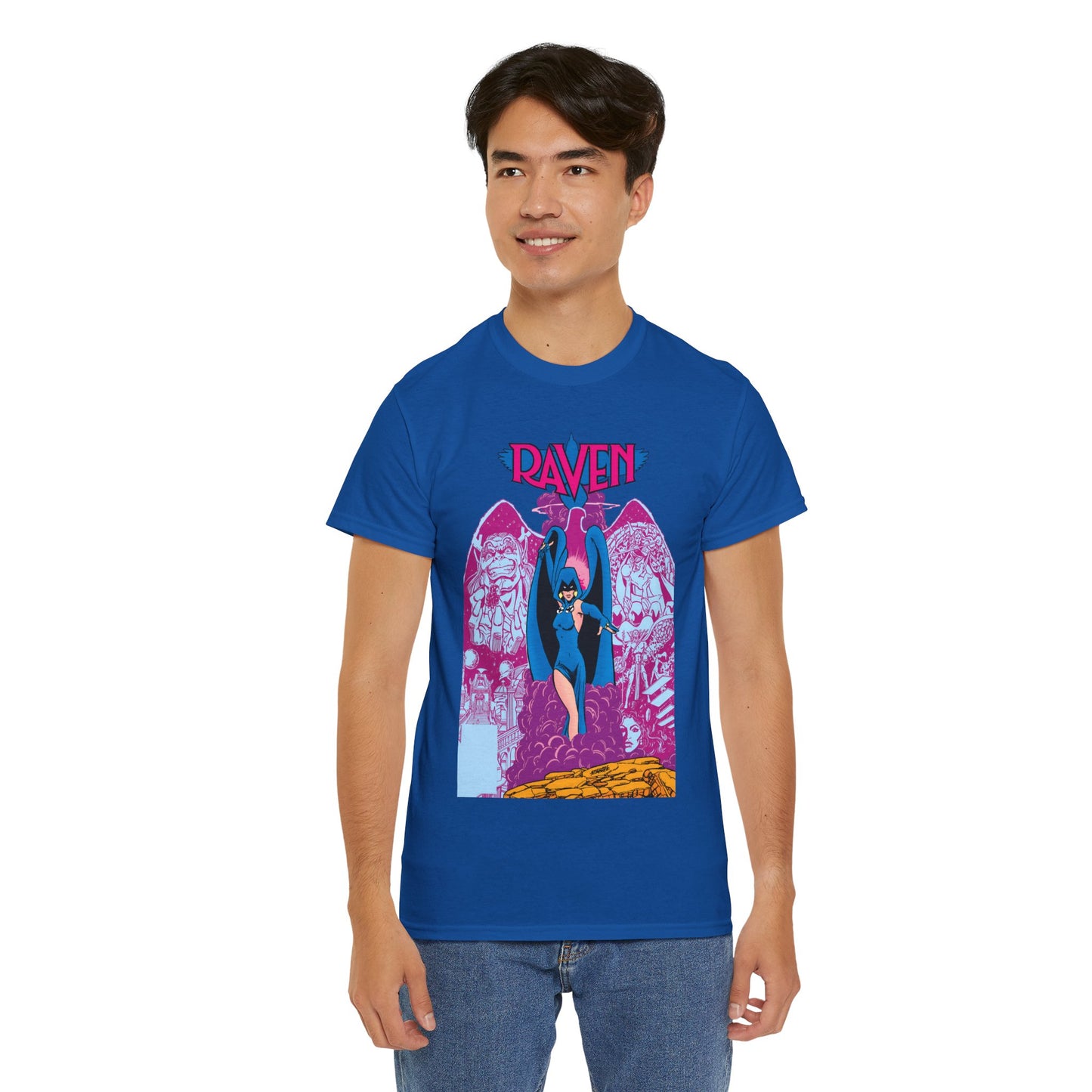 Raven T-Shirt - George Perez Art - New Teen Titans - Trigon, Azarath - DC Comics