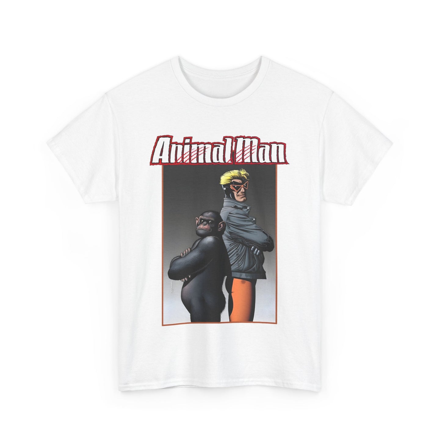 Animal Man T-Shirt - Brian Bolland Art - Buddy Baker - Grant Morrison Series - Vertigo Comics/DC Comics