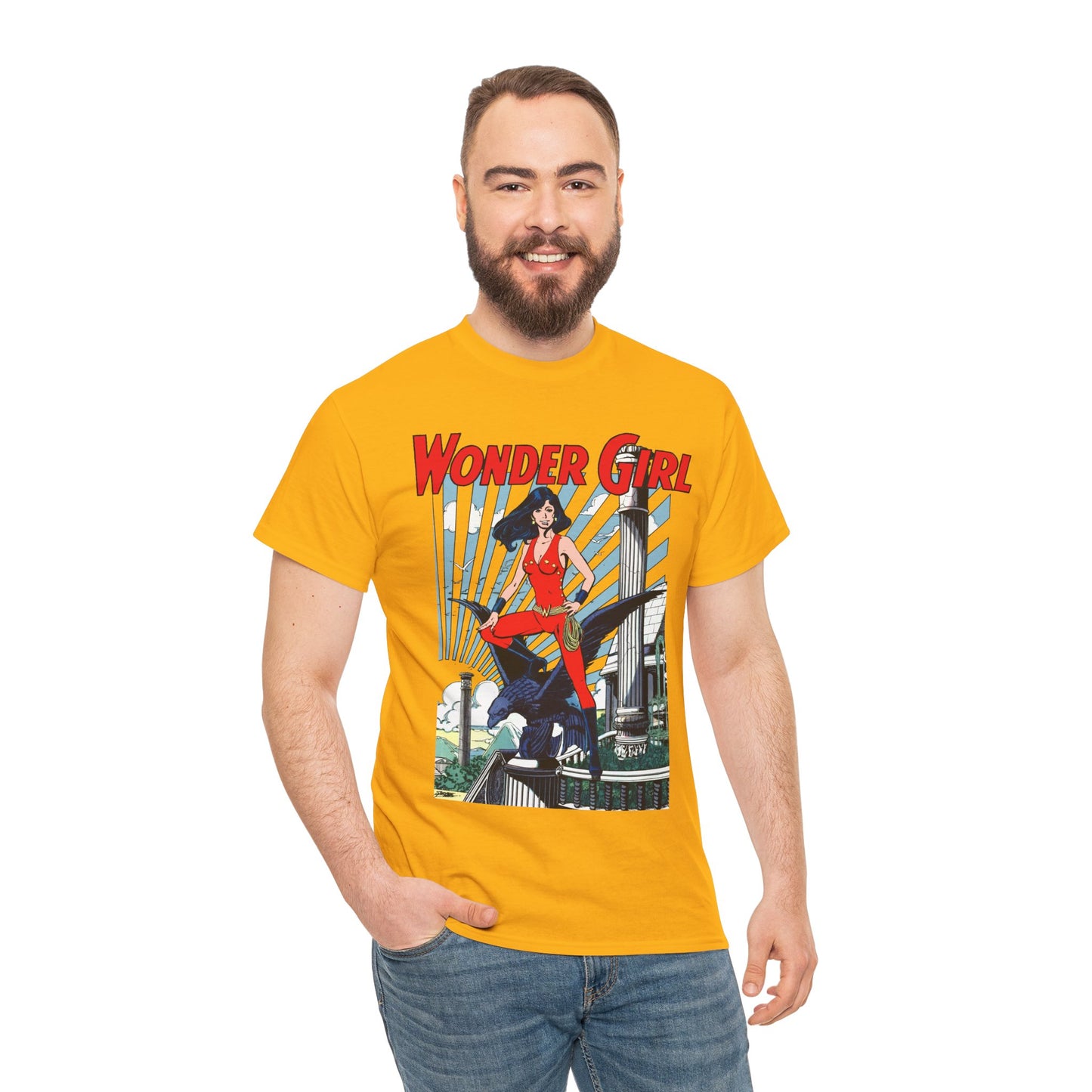 Wonder Girl T-Shirt - George Perez Art - New Teen Titans Member & Leader - Donna Troy, Sister of Wonder Woman - Amazon Warrior - DC Comics