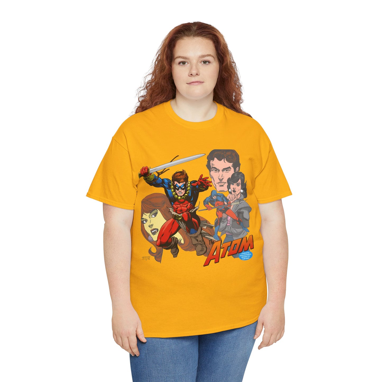 Atom T-Shirt - Gil Kane Art - Who's Who Image - Ray Palmer, JLA Member - Silver Age Hero - DC Comics