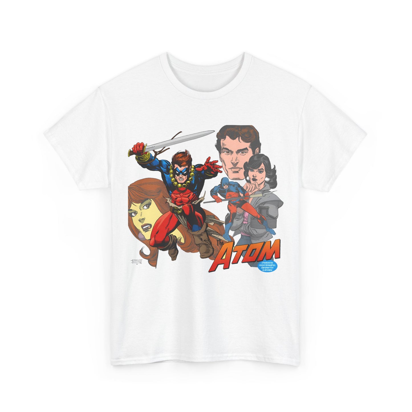 Atom T-Shirt - Gil Kane Art - Who's Who Image - Ray Palmer, JLA Member - Silver Age Hero - DC Comics