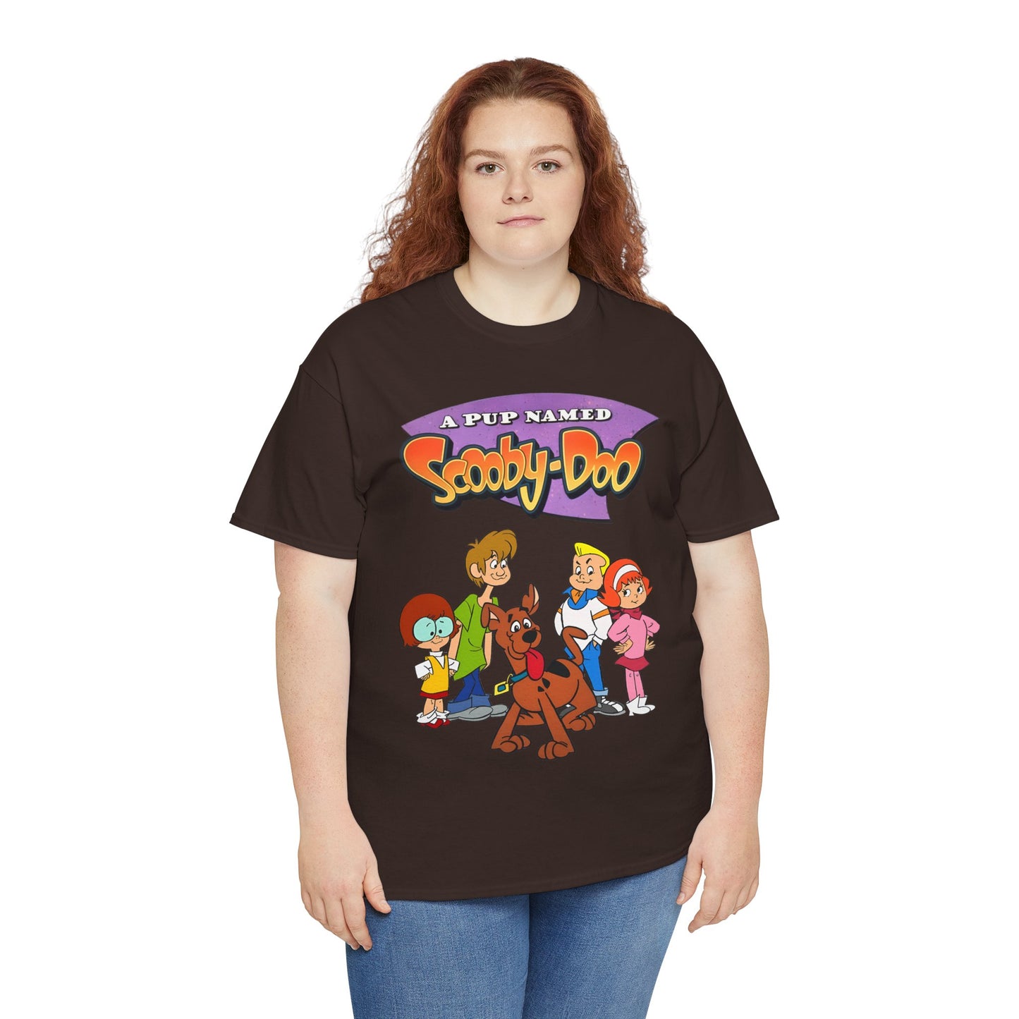 A Pup Named Scooby-Doo T-Shirt - Hanna-Barbera Cartoon TV Series 1990s - Fred, Daphne, Velma, Shaggy