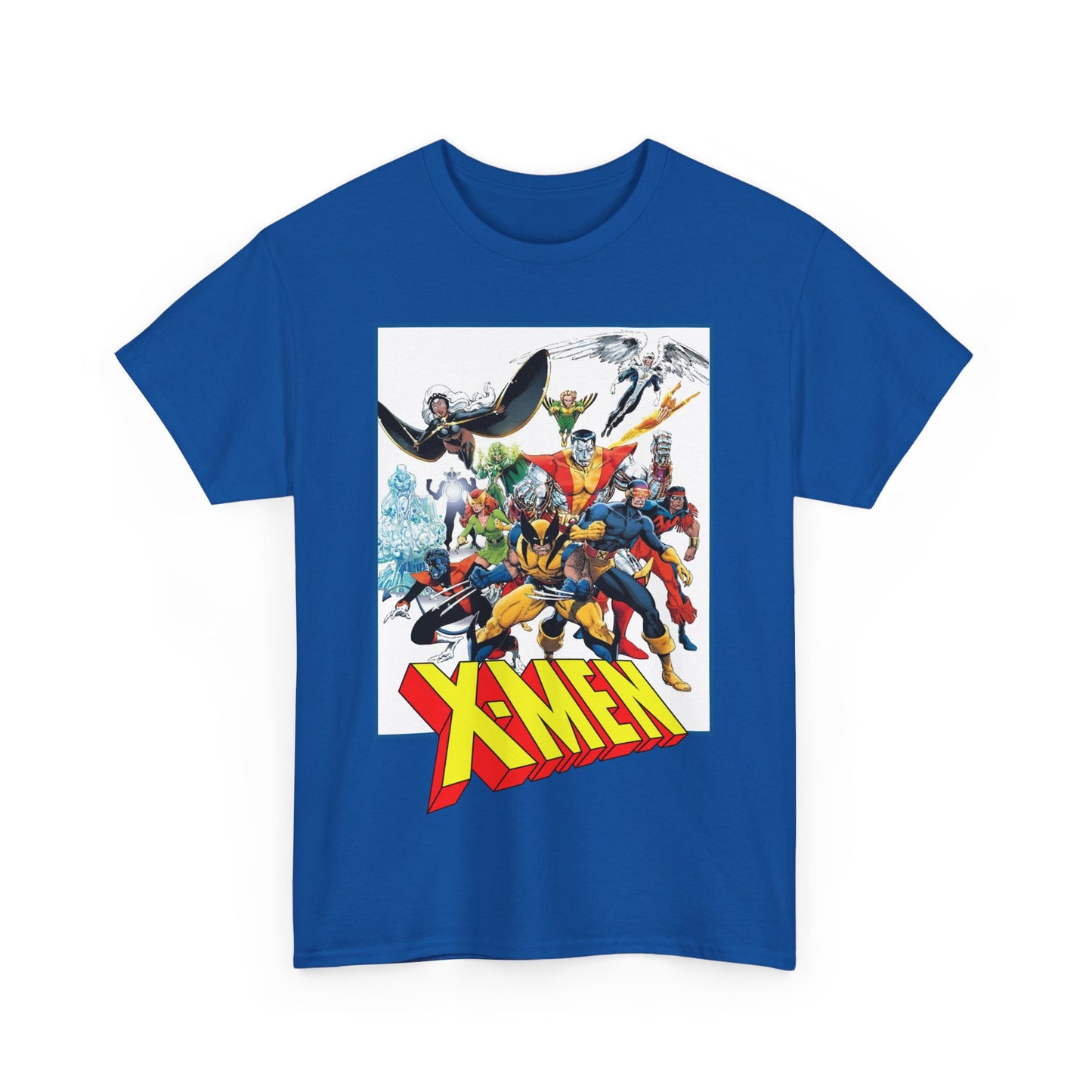 X-Men T-Shirt - Classic Arthur Adams Art - Marvel Comics - Wolverine, Colossus, Storm, Cyclops, Nightcrawler, Iceman