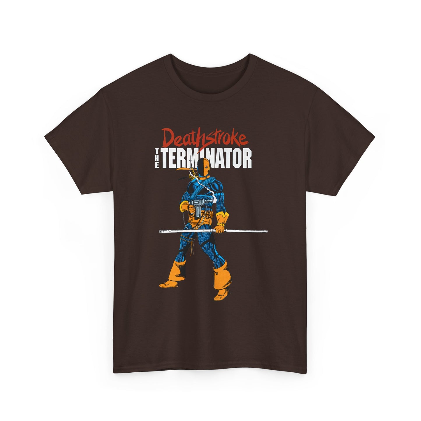 Deathstroke T-Shirt - George Perez Art - New Teen Titans Foe & Mercenary - Slade Wilson, Father of Jericho and Ravager - DC Comics - The Terminator