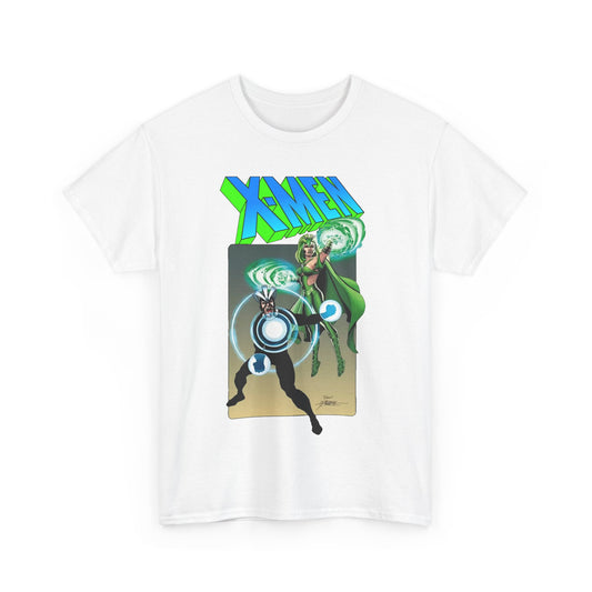 Havok & Polaris T-Shirt - George Perez Art - Uncanny X-Men Members - Marvel Comics Mutants