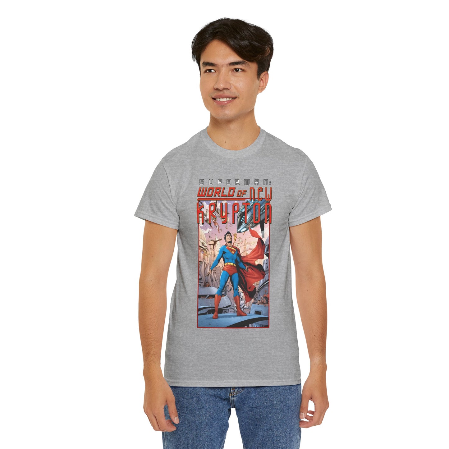 Superman World of New Krypton T-Shirt - Gary Frank Art - Popular DC Comics Storyline - Kal-El