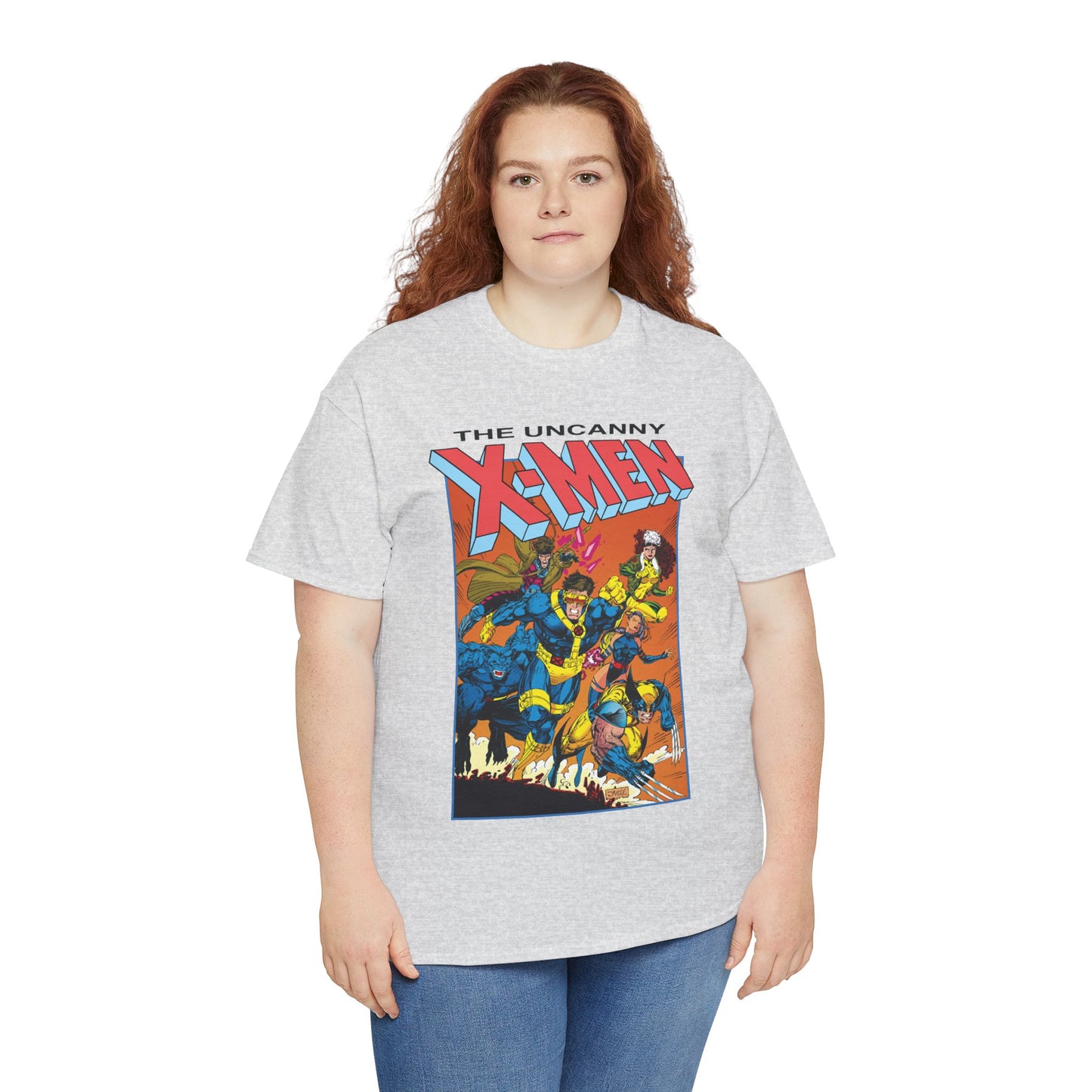 Uncanny X-Men T-Shirt - Jim Lee Art - Cyclops, Wolverine, Gambit, Rogue, Psylocke, Beast - Marvel Comics Mutants