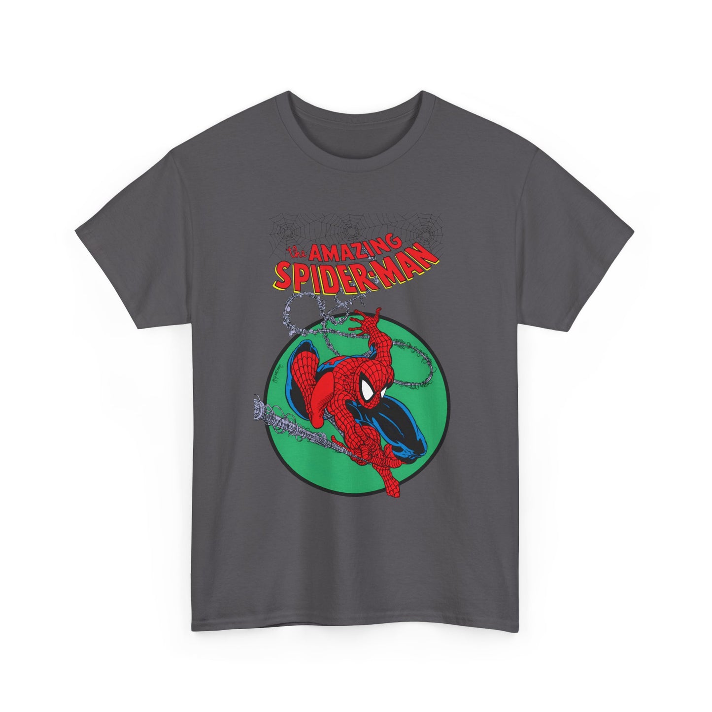 Amazing Spider-Man T-Shirt - Todd McFarlane Art - Cover to Issue #301 - Peter Parker, Web-Slinger - Marvel Comics