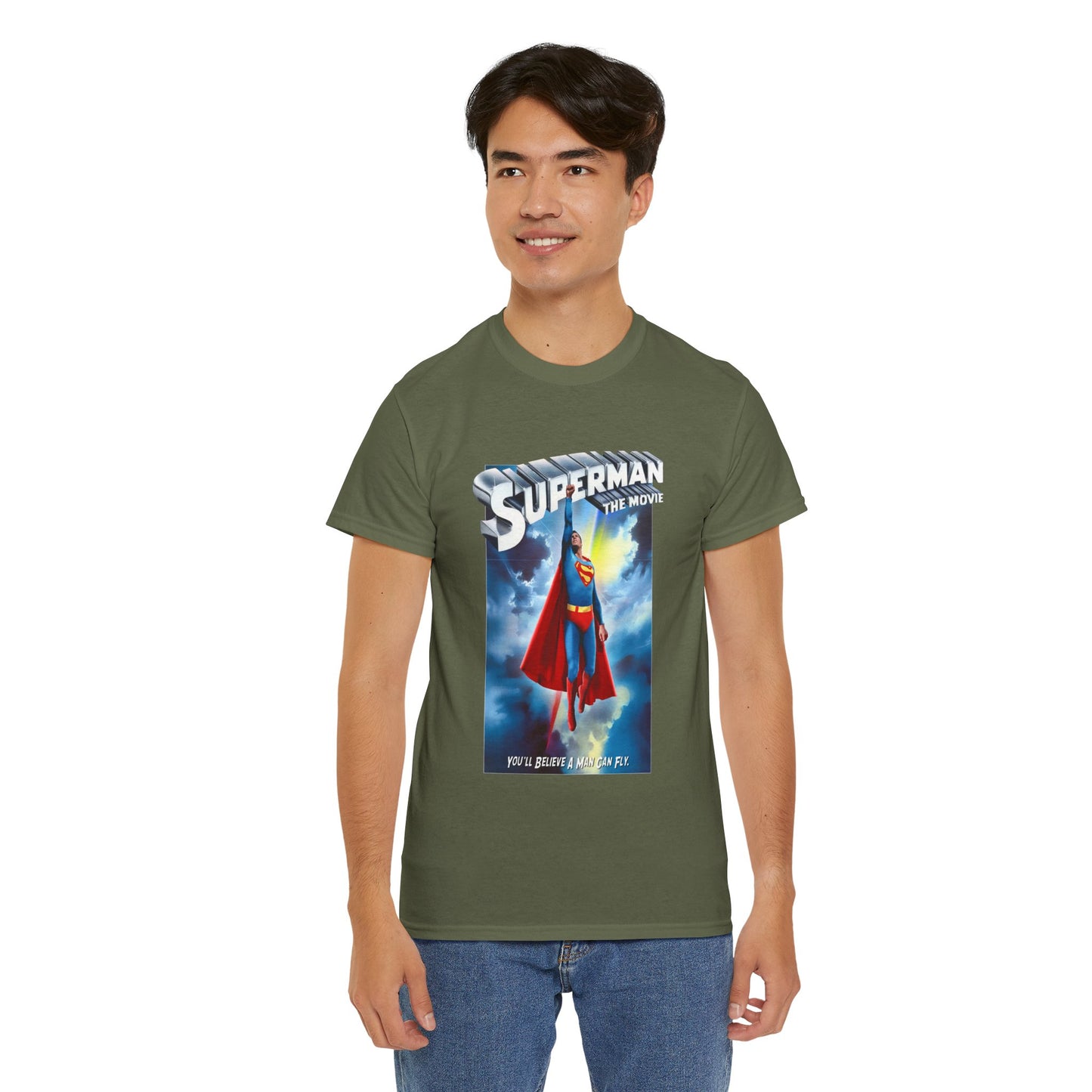 Superman The Movie T-Shirt - DC Comics - Man of Steel - Christopher Reeve 1978
