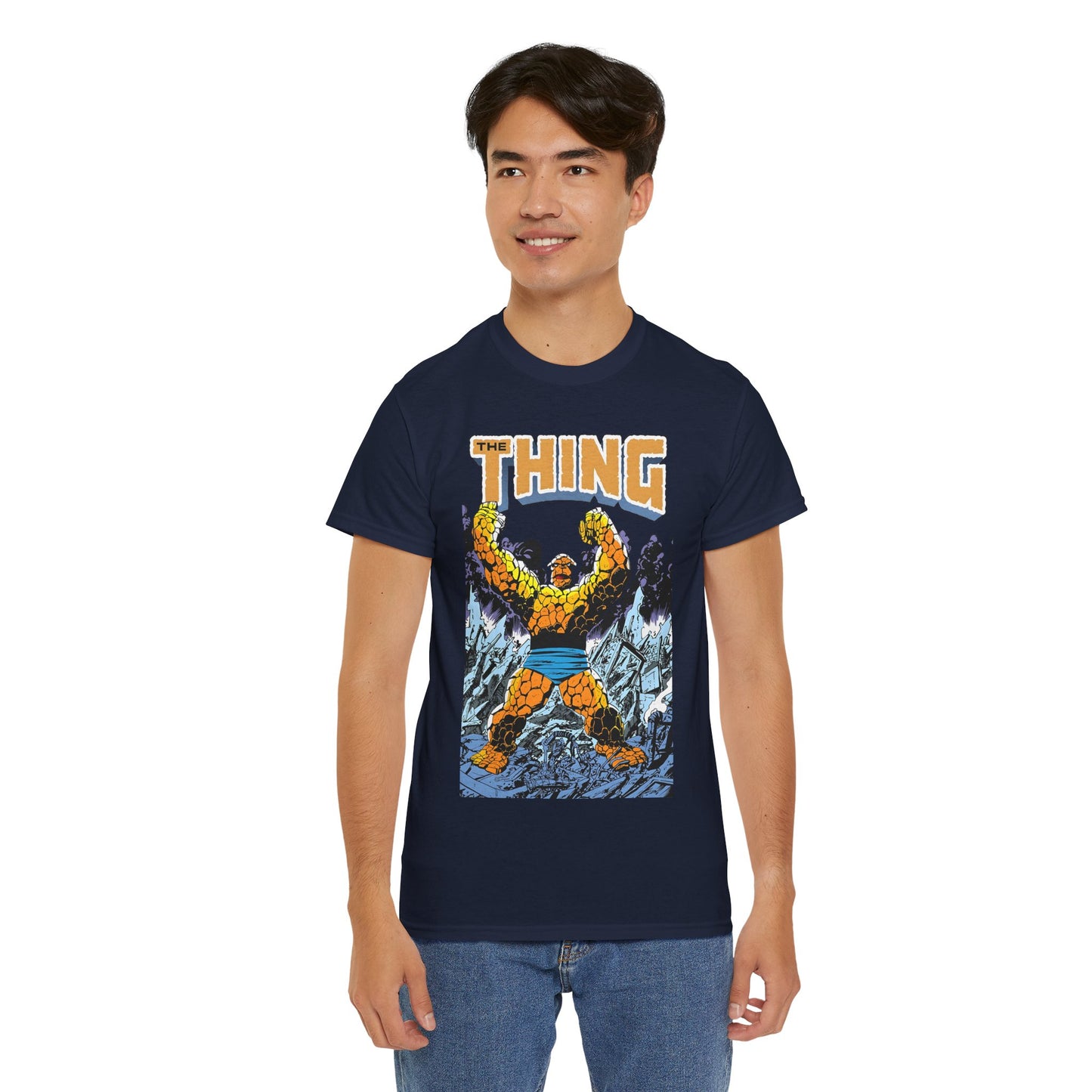 The Thing T-Shirt - John Byrne Art - Fantastic Four - Marvel Comics - Ben Grimm