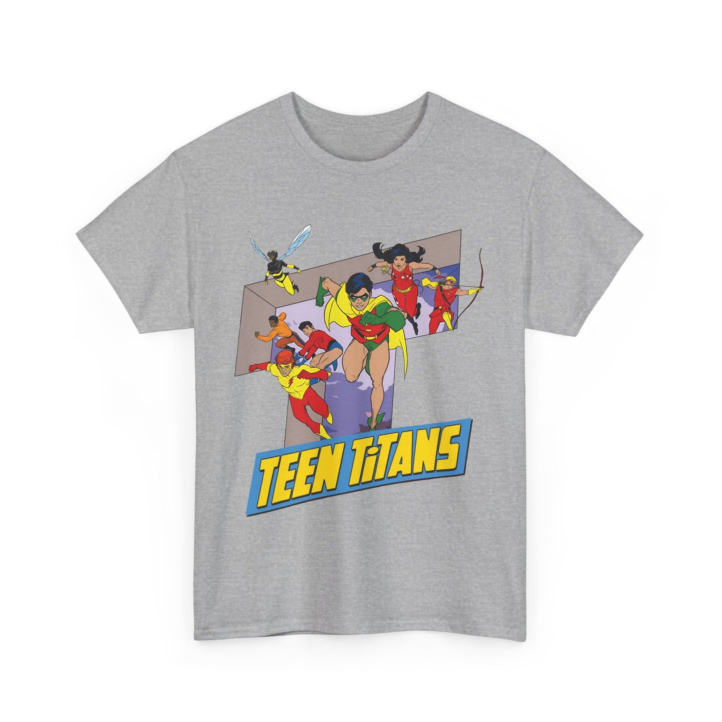 Teen Titans T-Shirt - Robin, Wonder Girl, Kid Flash, Speedy, Bumblebee, Mal, Aqualad - DC Comics