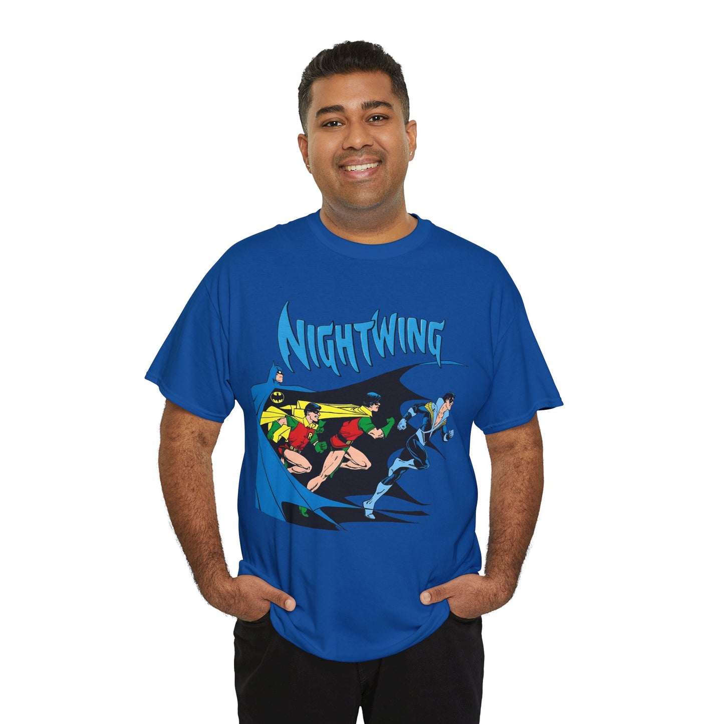 Nightwing T-Shirt - George Perez Art - Batman, Bruce Wayne, Robin, Dick Grayson - New Teen Titans Leader - DC Comics