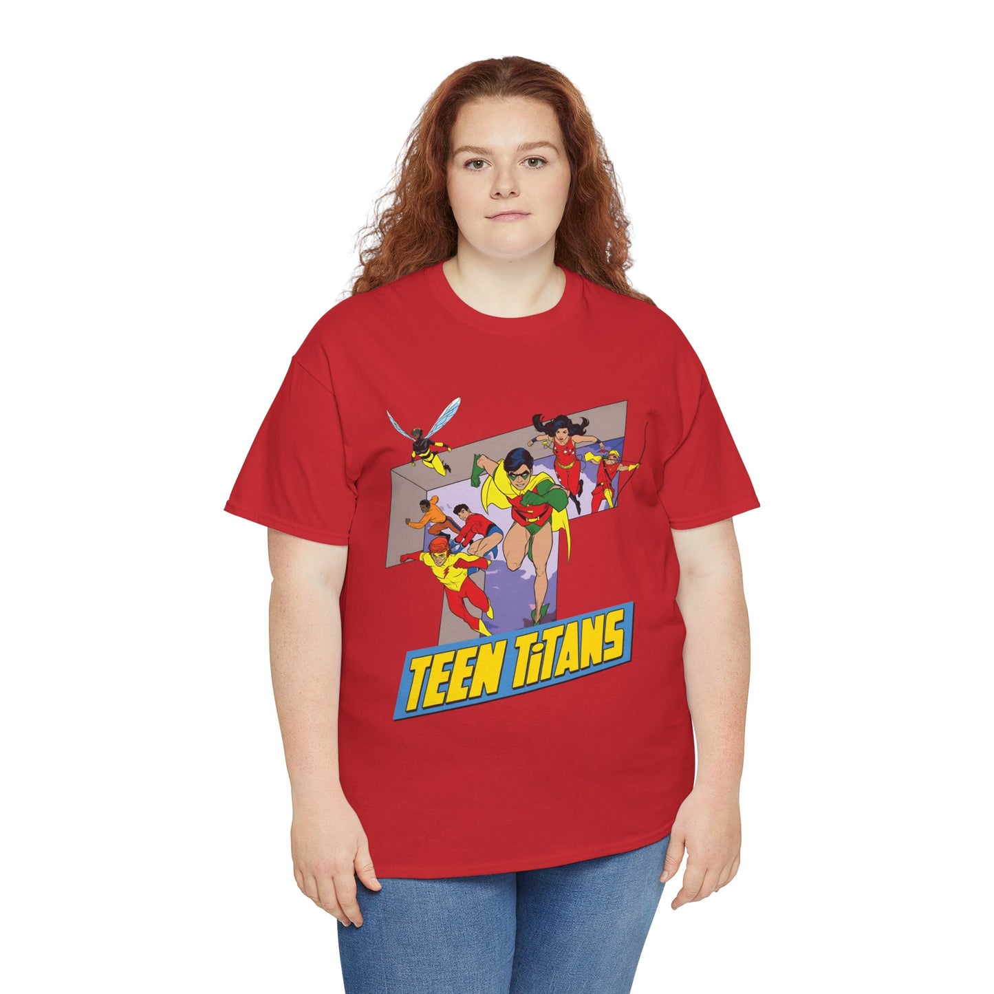 Teen Titans T-Shirt - Robin, Wonder Girl, Kid Flash, Speedy, Bumblebee, Mal, Aqualad - DC Comics