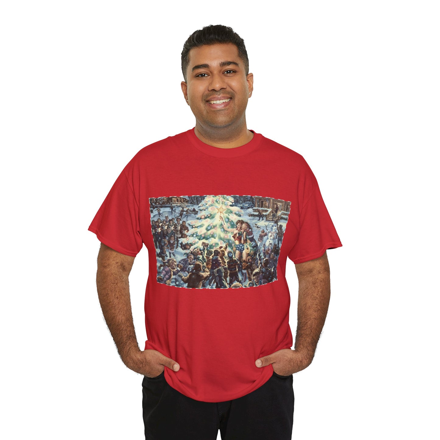 Wonder Woman Christmas T-Shirt - Steve Rude Art - DC Comics