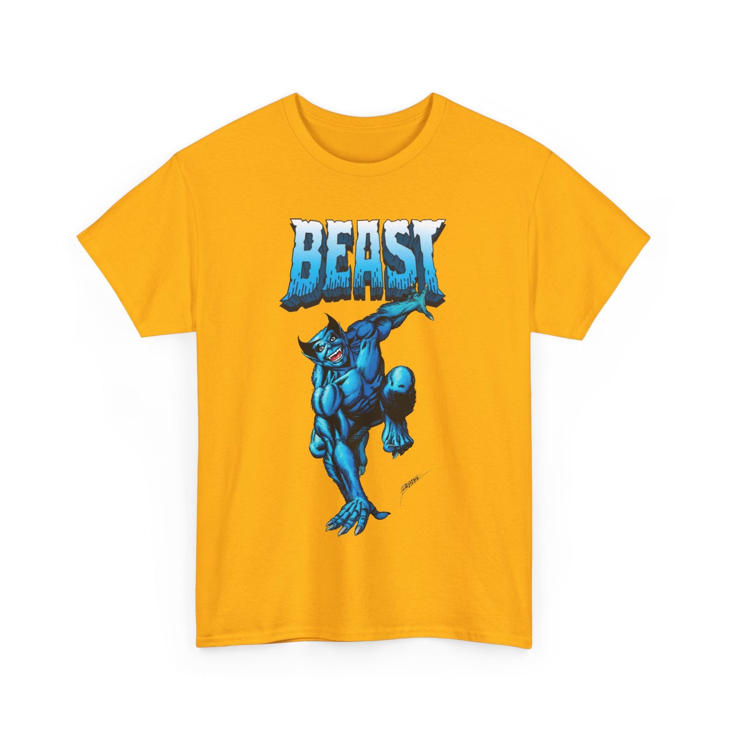 Beast T-Shirt - George Perez Art - Avengers, X-Men Member - Hank McCoy - Marvel Comics
