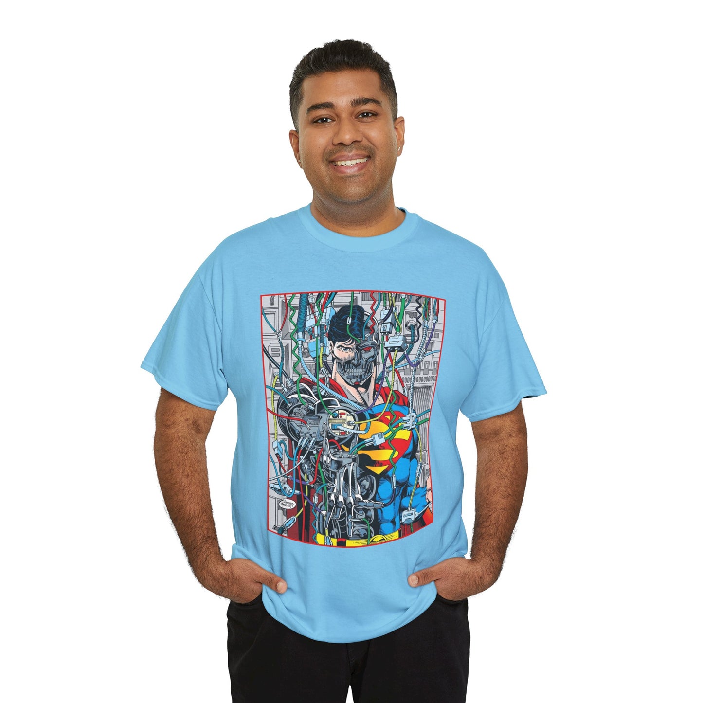 Cyborg Superman T-Shirt - DC Comics - Dan Jurgens Art - Reign of the Supermen - Popular 90s Story