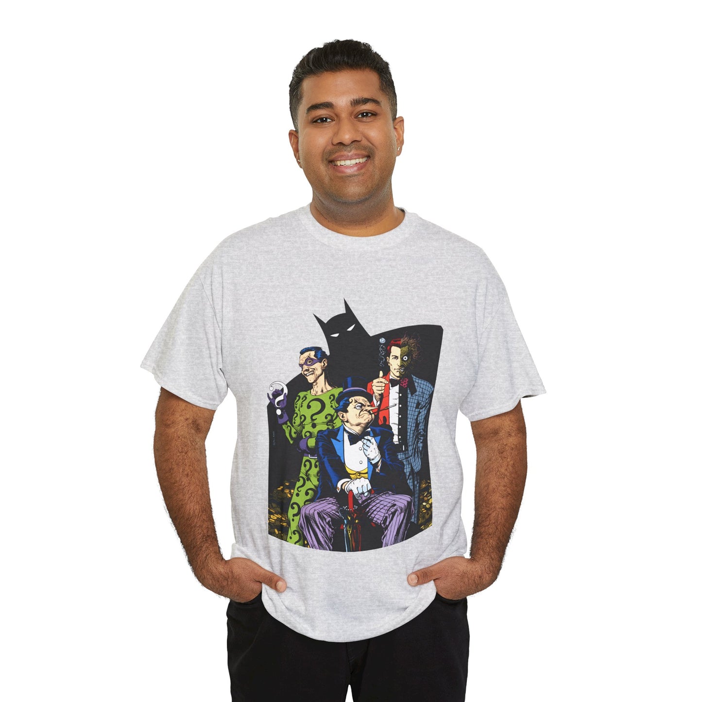 Riddler, Two-Face, Penguin T-Shirt - Brian Bolland Art - DC Comics