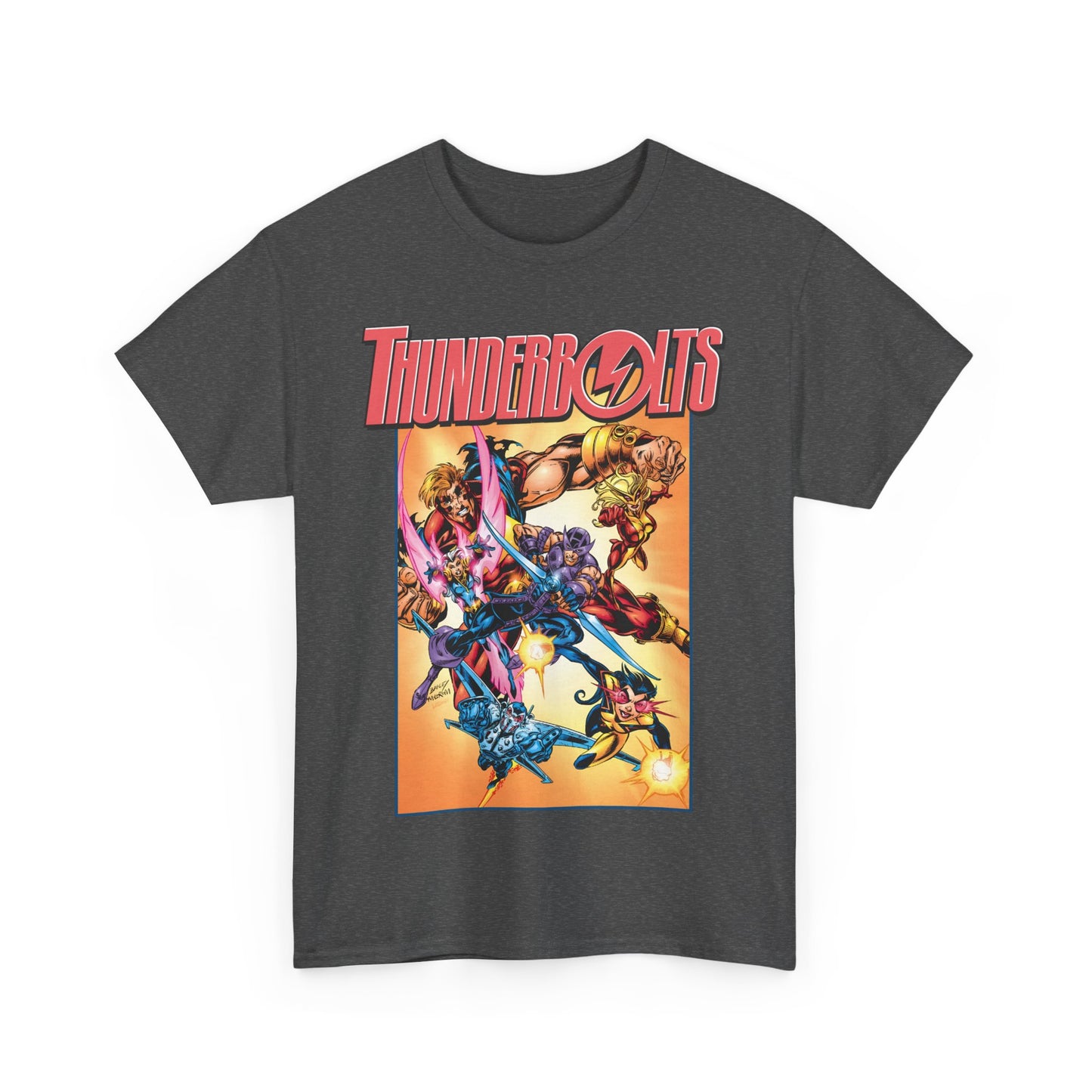 Thunderbolts T-Shirt - Mark Bagley Art - Hawkeye, Songbird - Marvel Comics - Avengers Connection