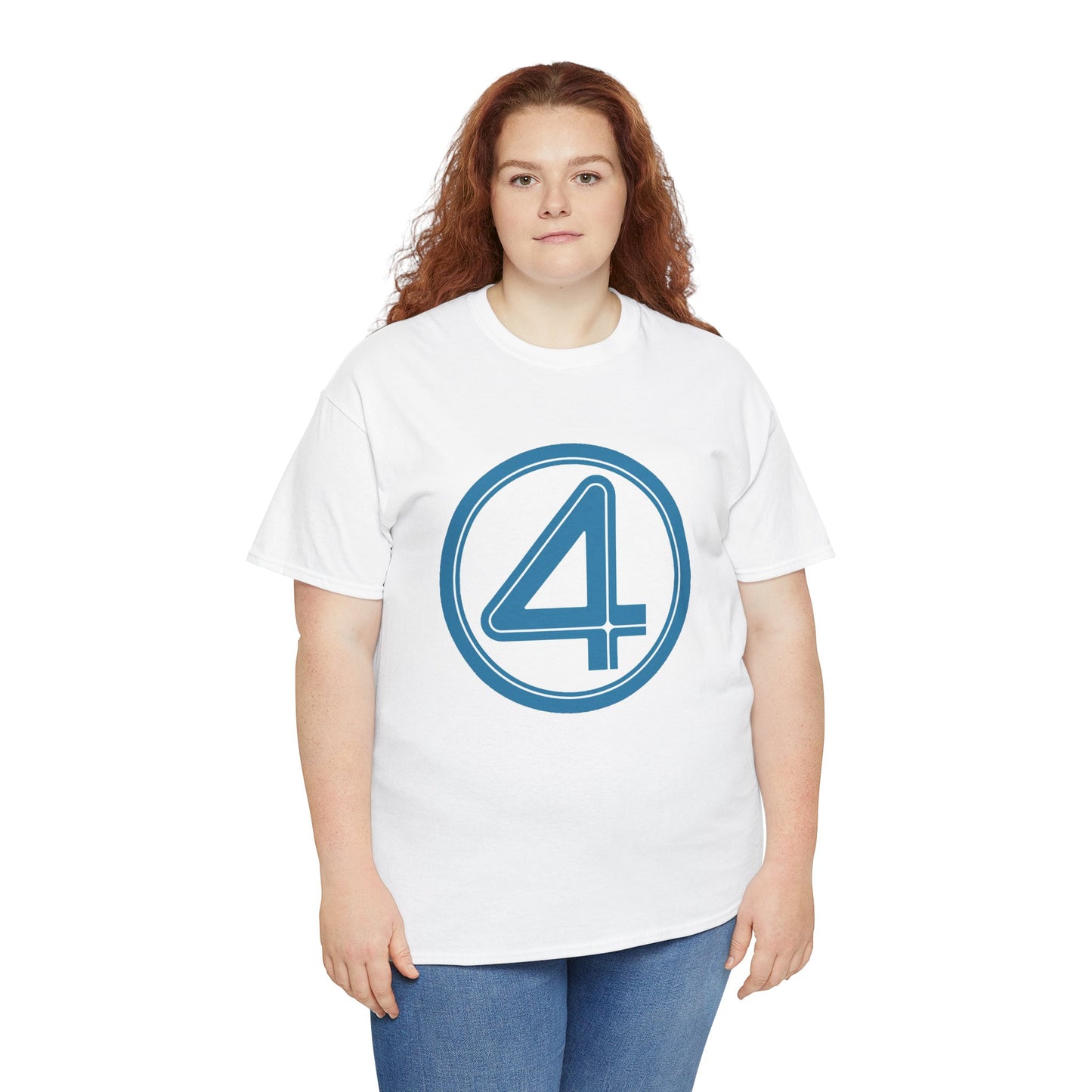 Fantastic Four Logo T-Shirt - New Marvel Movie 2025 - MCU - Pedro Pascal - 4 - Marvel Comics - Reed Richards