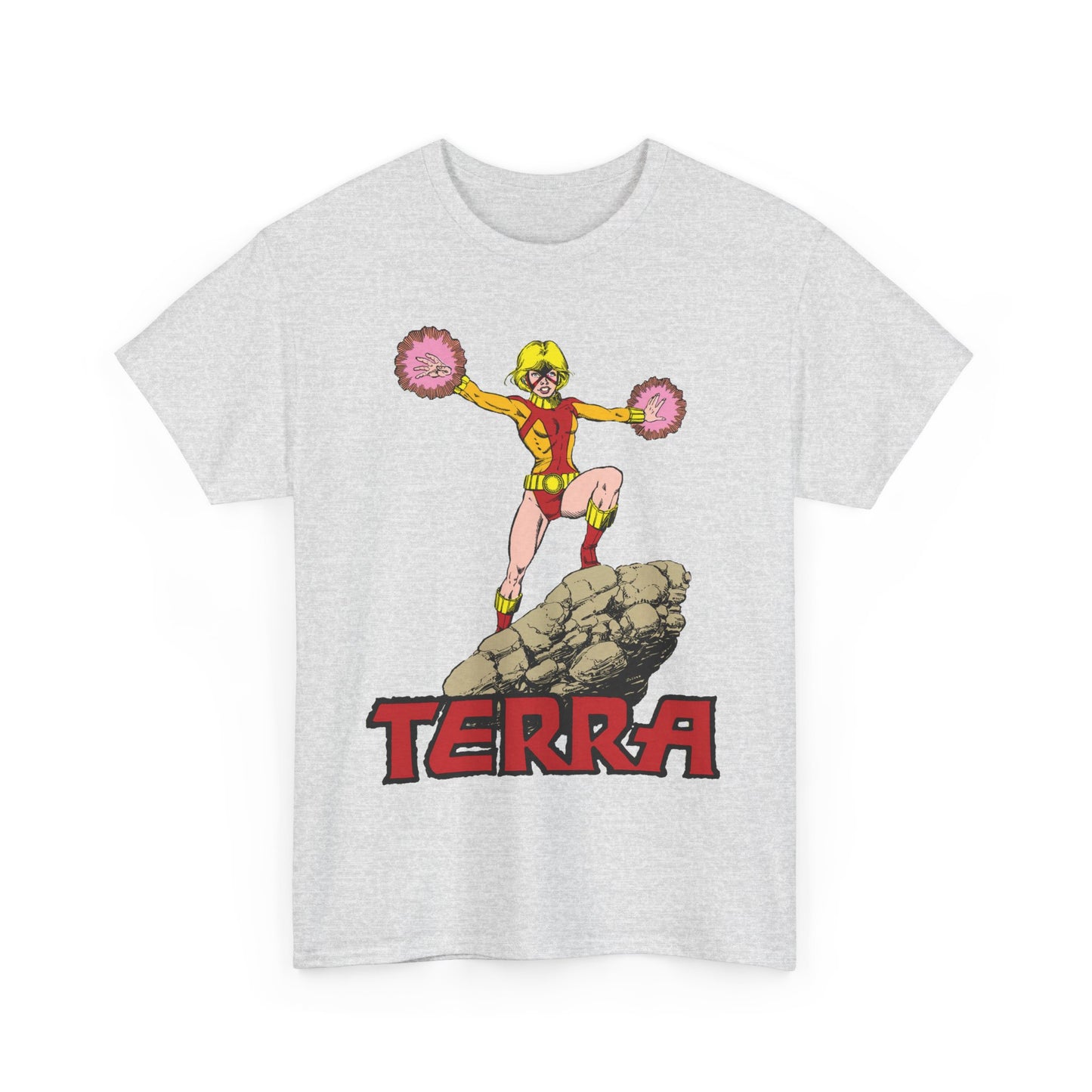 Terra T-Shirt - George Perez Art - - New Teen Titans & Traitor - Judas Contract - Tara Markov, Sister to Geo-Force - Deathstroke Ally - DC Comics