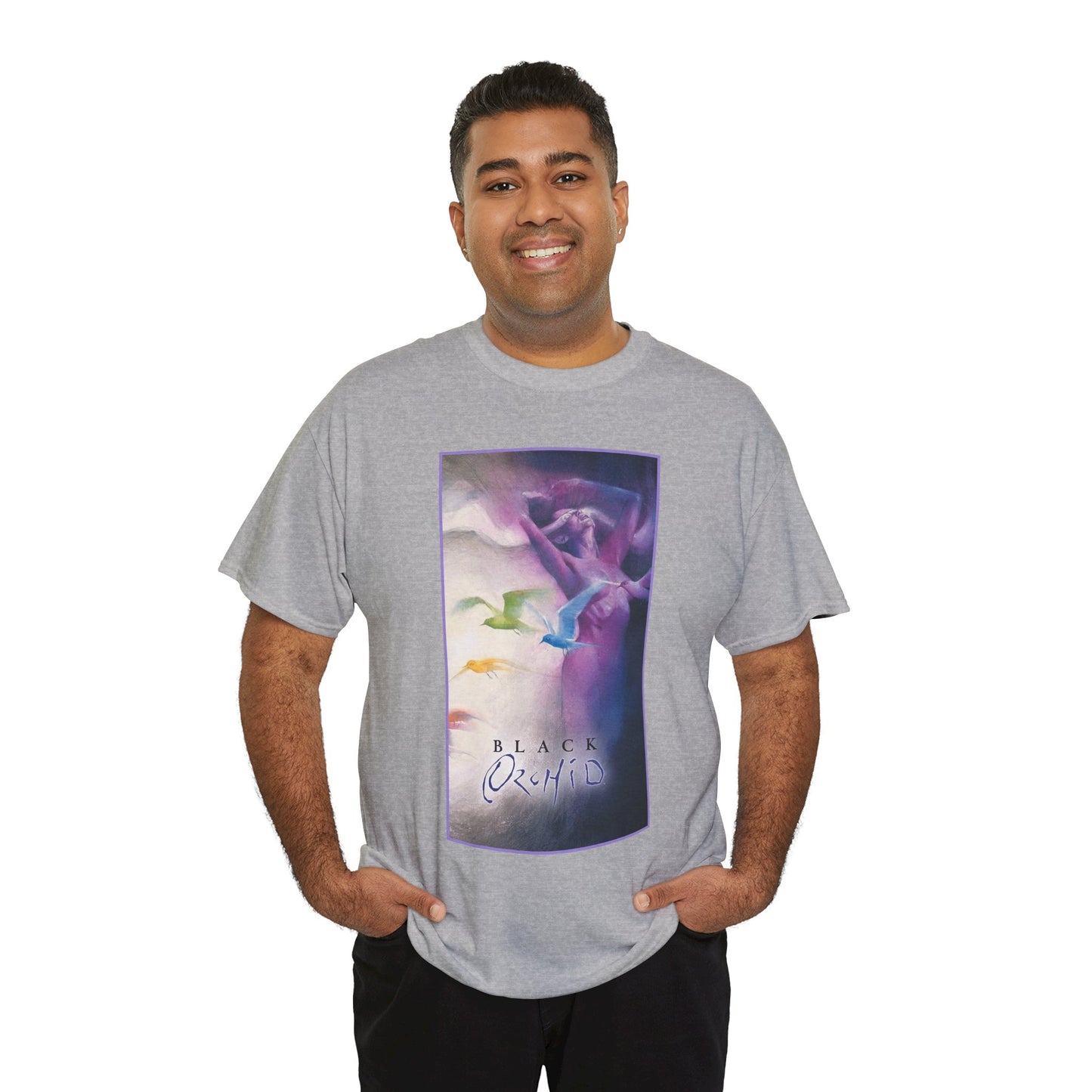 Black Orchid T-Shirt - Dave McKean Art - Susan Linden-Thorne - Neil Gaiman Story - DC Comics, Vertigo Comics