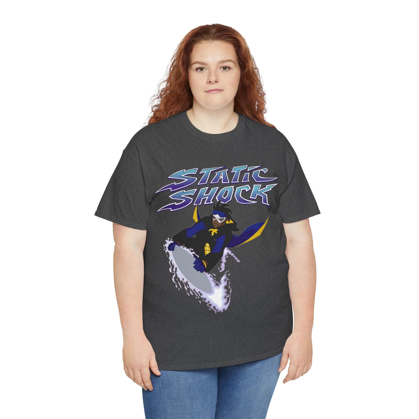 Static Shock T-Shirt - Milestone Comics - WB 1990s Animated Series - DC Comics - Virgil Hawkins