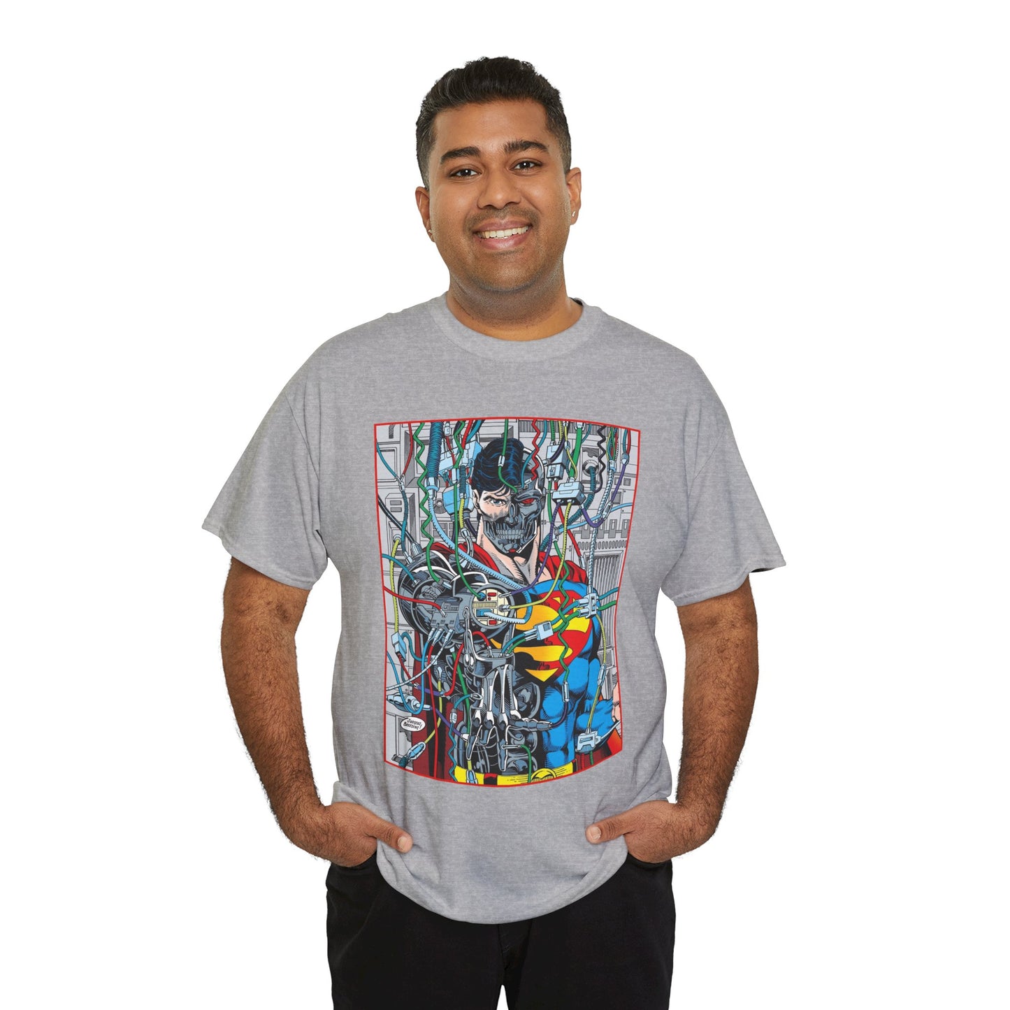 Cyborg Superman T-Shirt - DC Comics - Dan Jurgens Art - Reign of the Supermen - Popular 90s Story