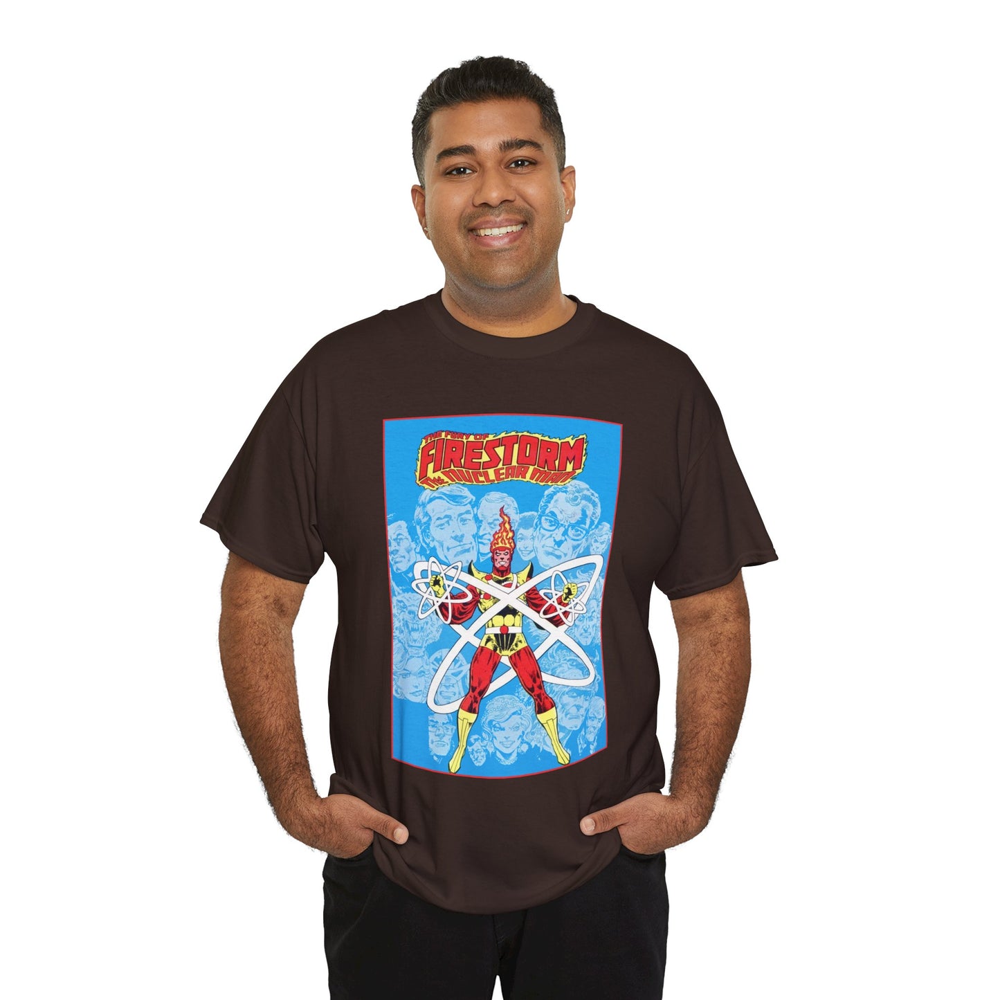 Fury of Firestorm T-Shirt - Pat Broderick Art - The Nuclear Man, Ronnie Raymond - JLA Member - DC Comics