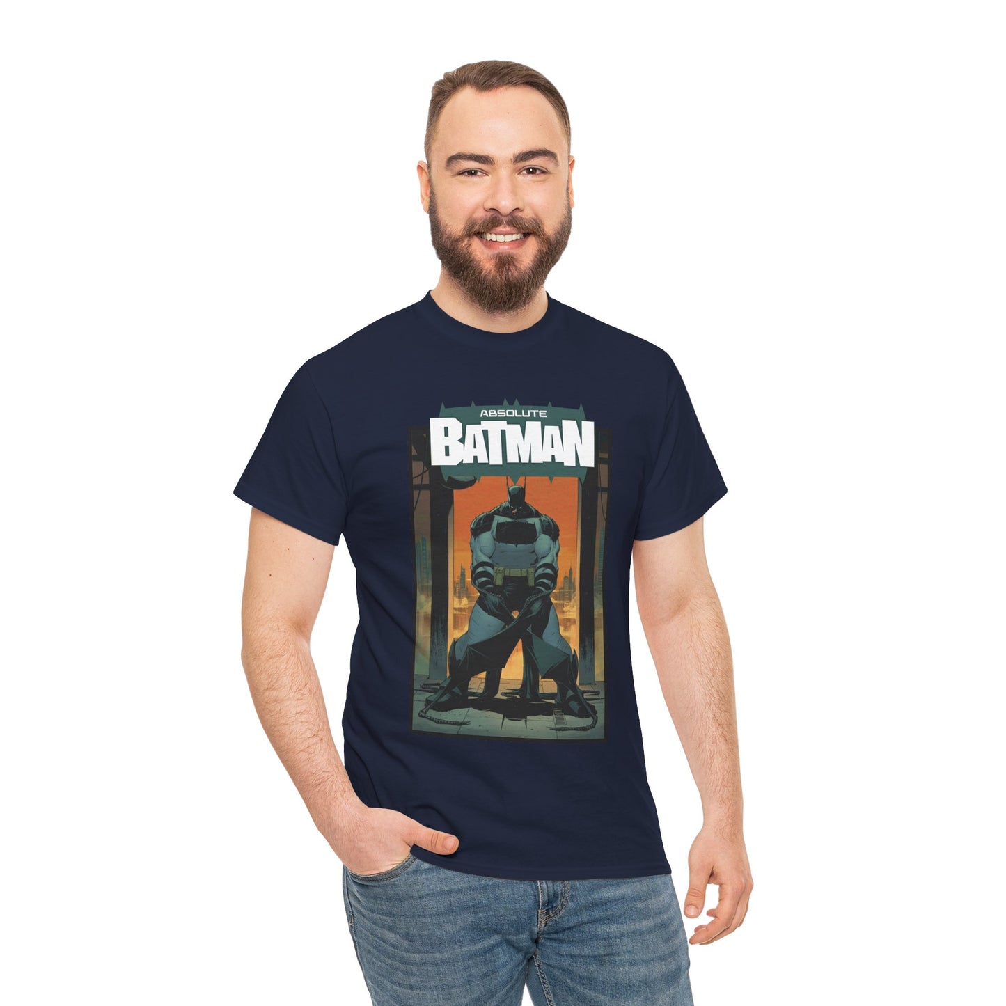 Absolute Batman T-Shirt - DC All-In Series - Amazing Nick Dragotta Art, Scott Snyder Story - Gotham City, Bruce Wayne - DC Comics
