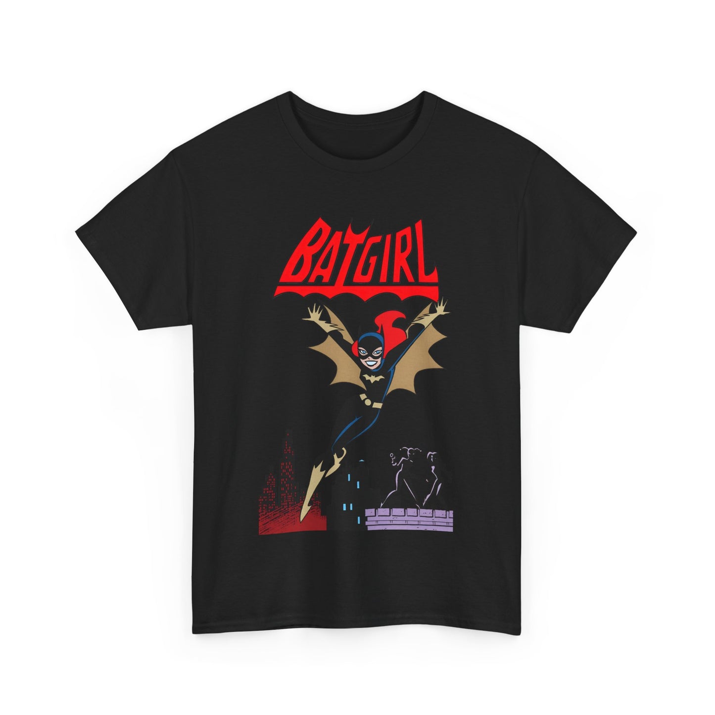 Batgirl T-Shirt - Bruce Timm Art - Batman Animated Series 1990s - Gotham City, Batman, Barbara Gordon - WB Cartoon - DC Comics