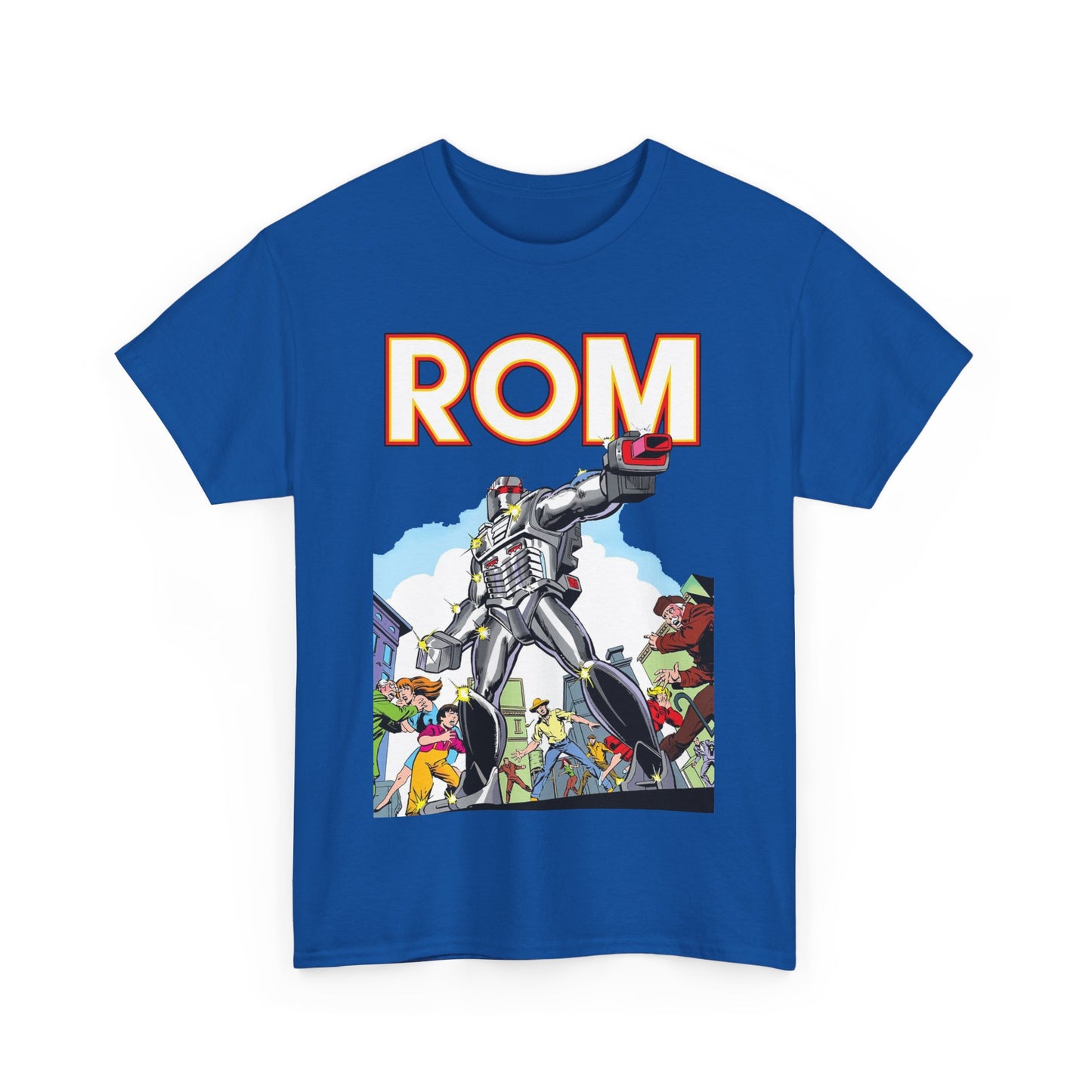 Rom: Spaceknight T-Shirt - Marvel Comics Art- Retro Character - Dire Wraiths