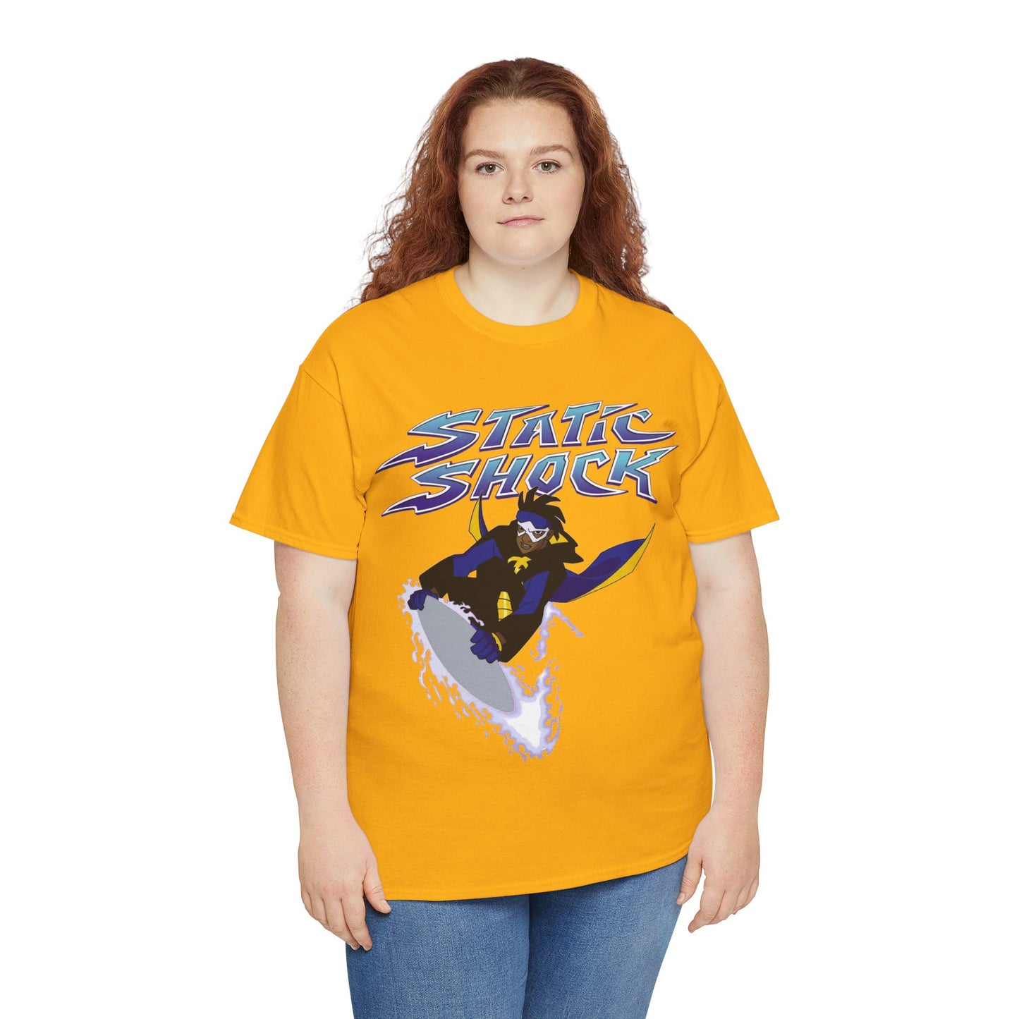 Static Shock T-Shirt - Milestone Comics - WB 1990s Animated Series - DC Comics - Virgil Hawkins