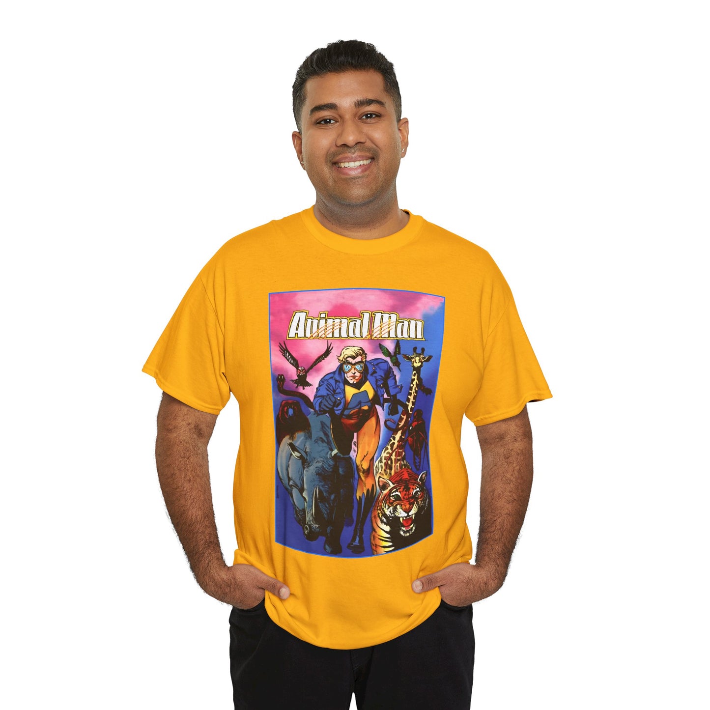Animal Man T-Shirt - Brian Bolland Art - #1 Cover Art - Buddy Baker - DC Comics, Vertigo Comics