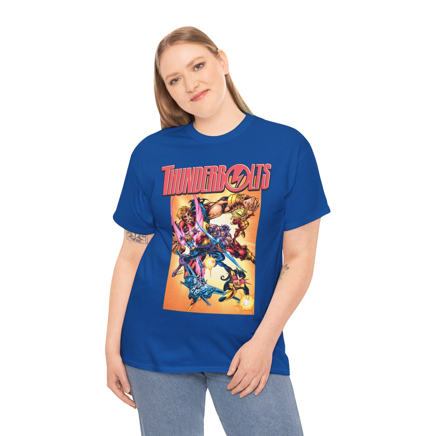 Thunderbolts T-Shirt - Mark Bagley Art - Hawkeye, Songbird - Marvel Comics - Avengers Connection