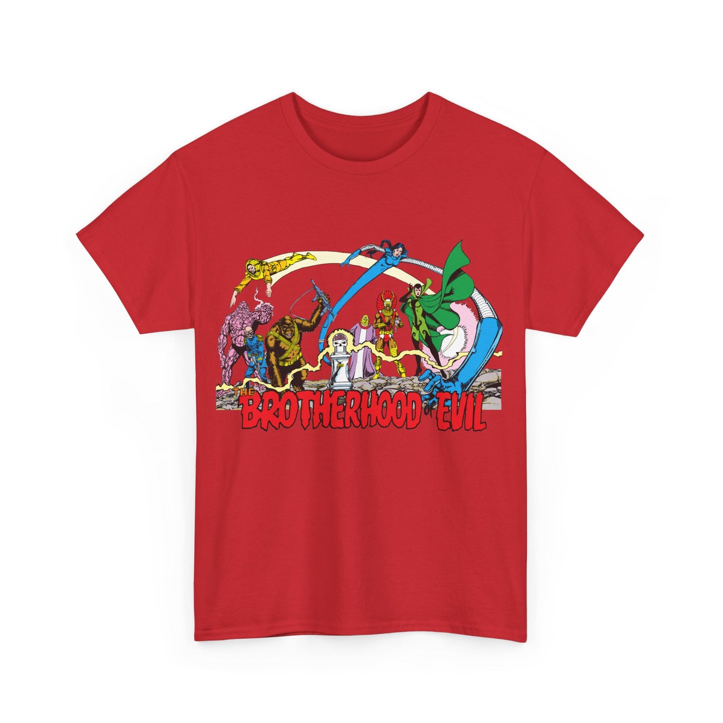Brotherhood of Evil T-Shirt - George Perez Art - New Teen Titans, Doom Patrol - DC Comics - Madame Rouge, Phobia